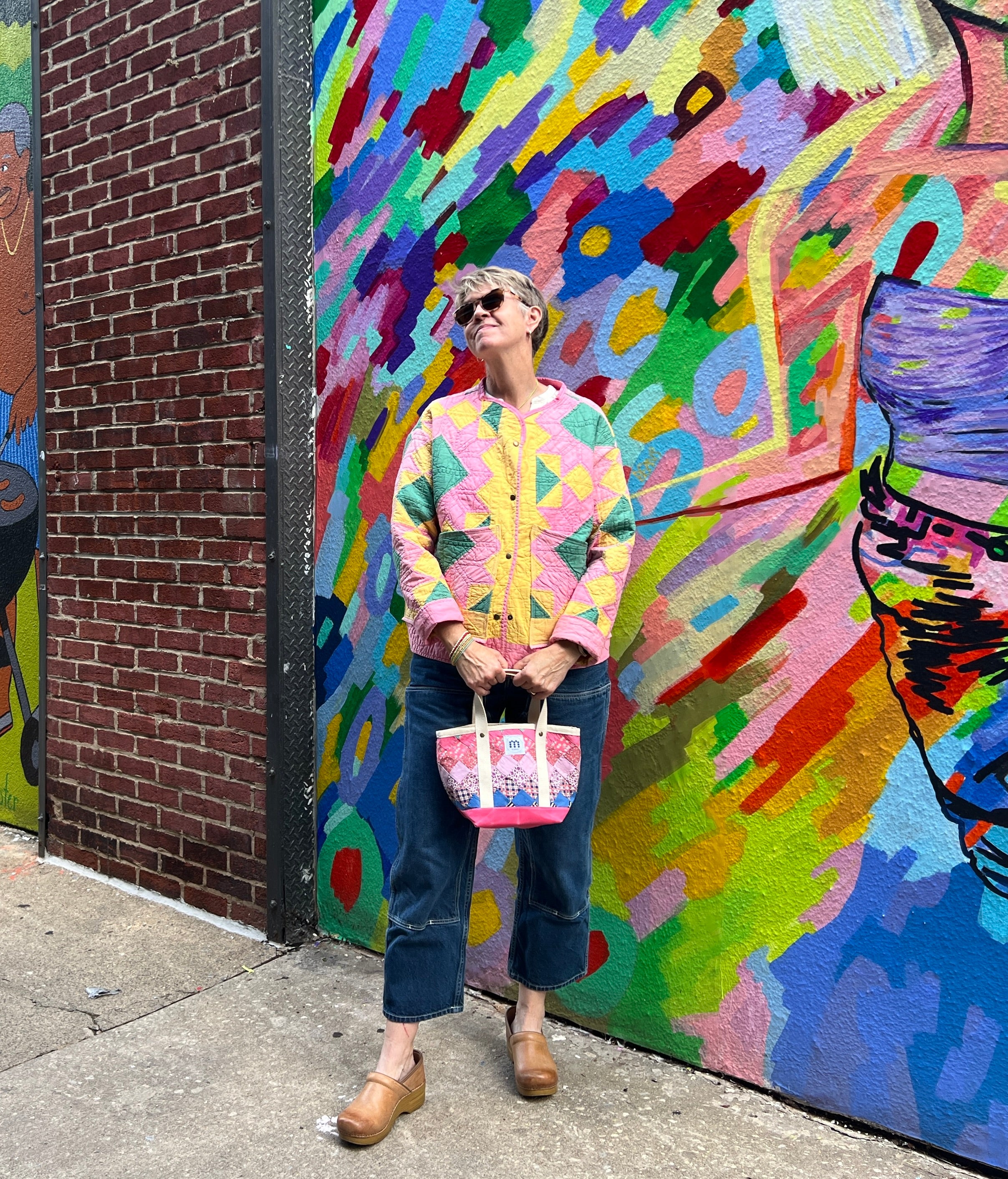 Pink Starburst Quilt Coat