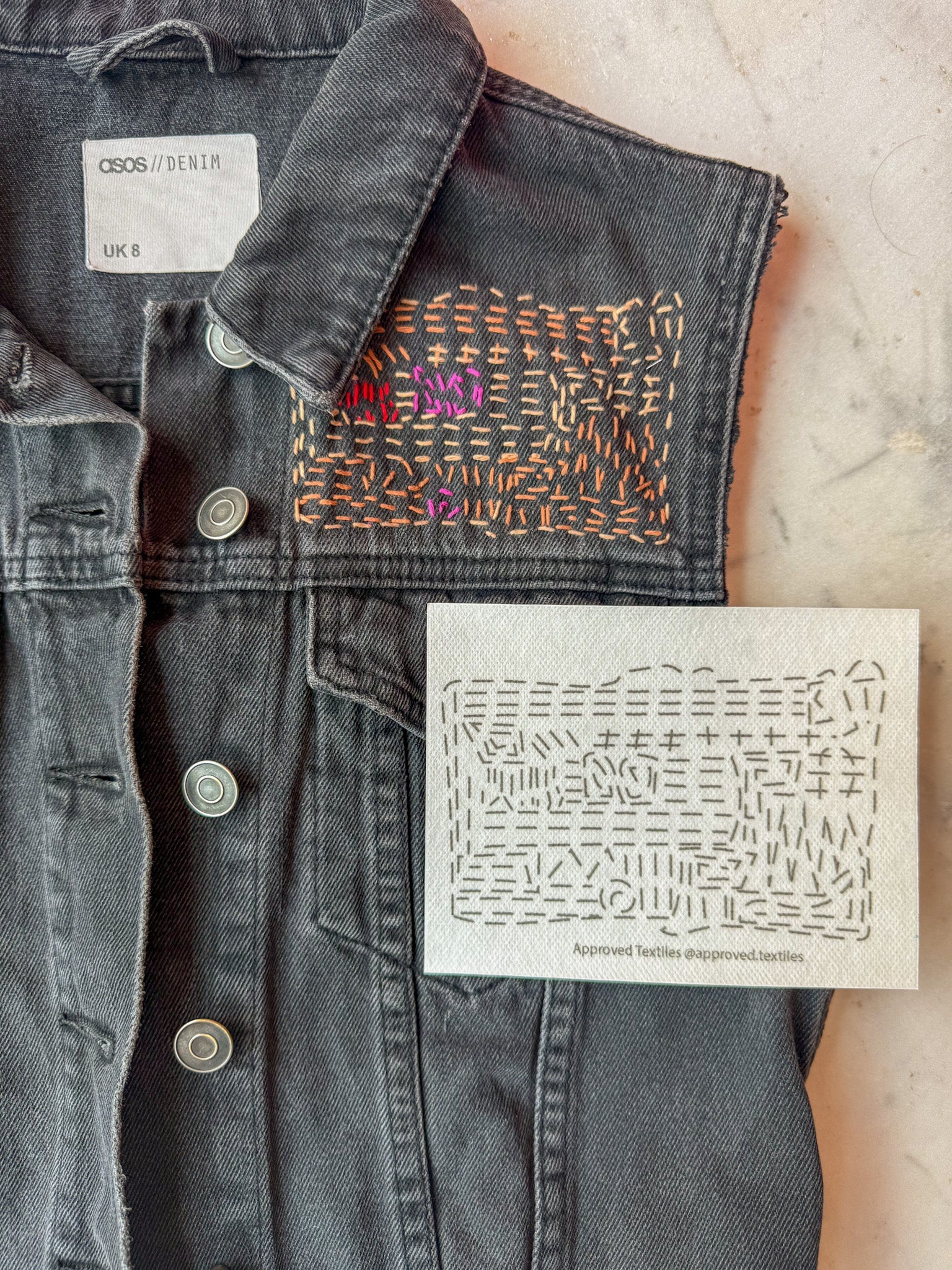 Shelia Hicks' Minimies: Visible Mending Transfers