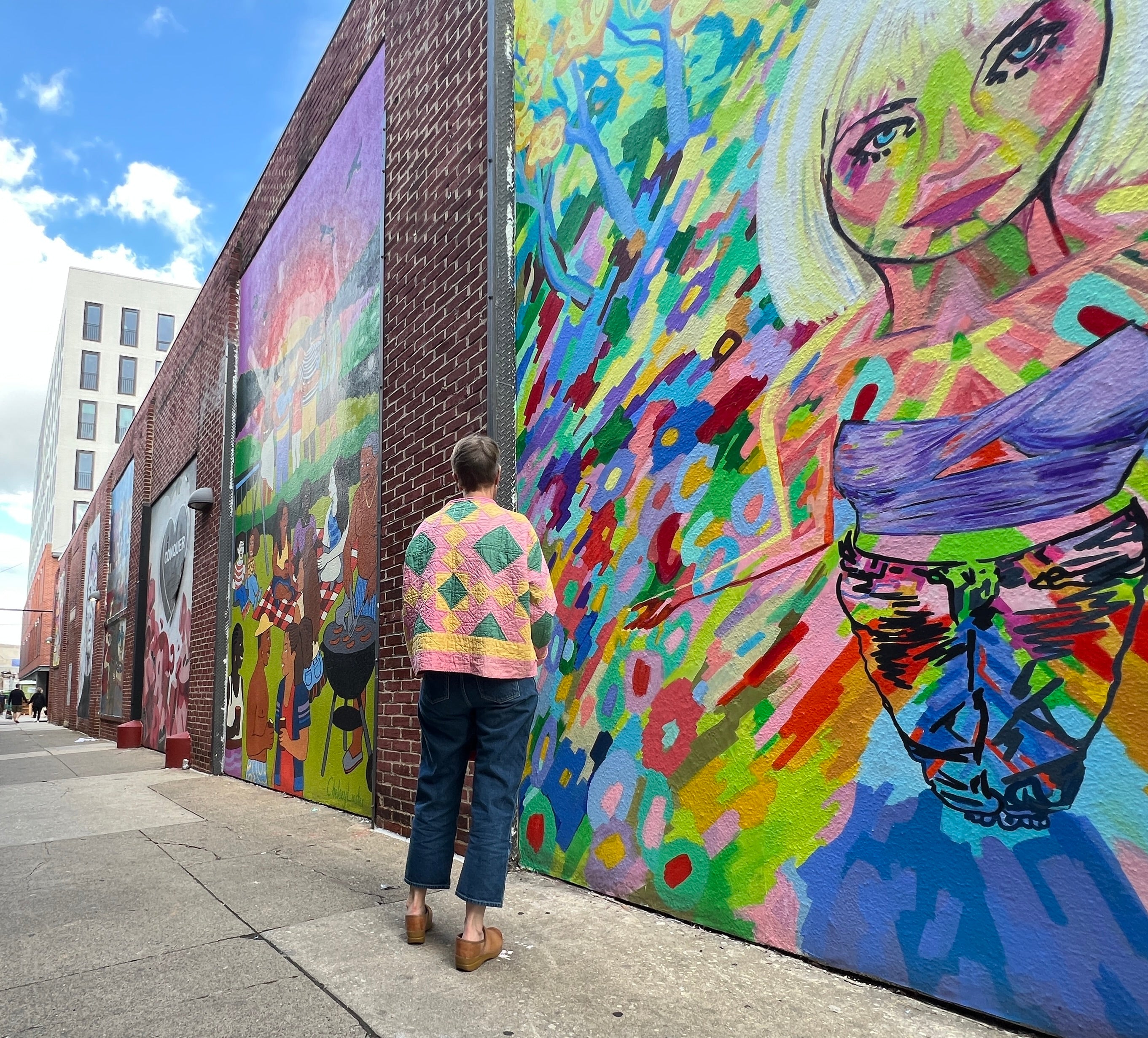 Pink Starburst Quilt Coat