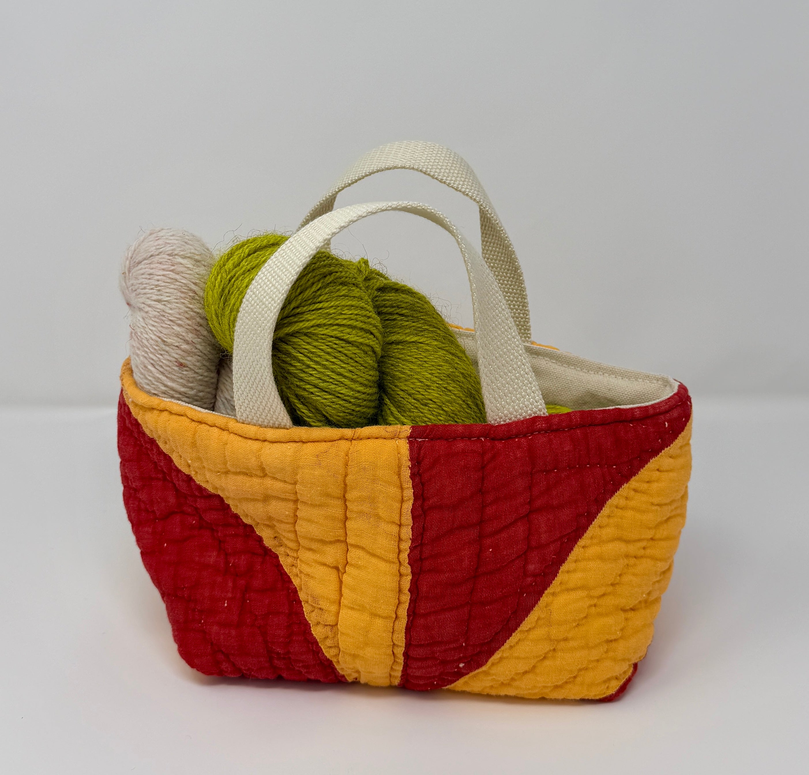 Maker Caddy Small (Yellow & Red Orange Peel)