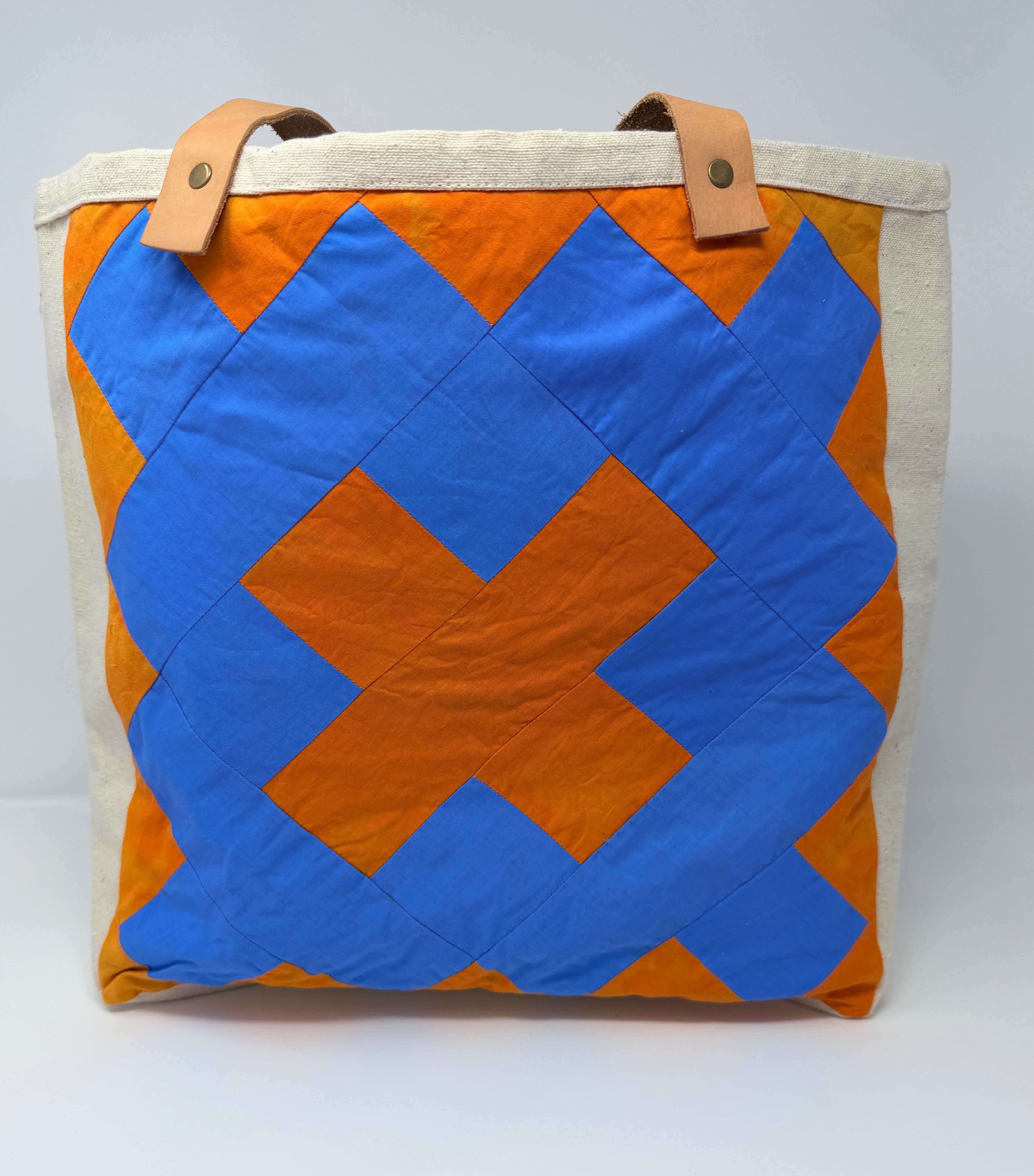 Bright Quilt Block Totes
