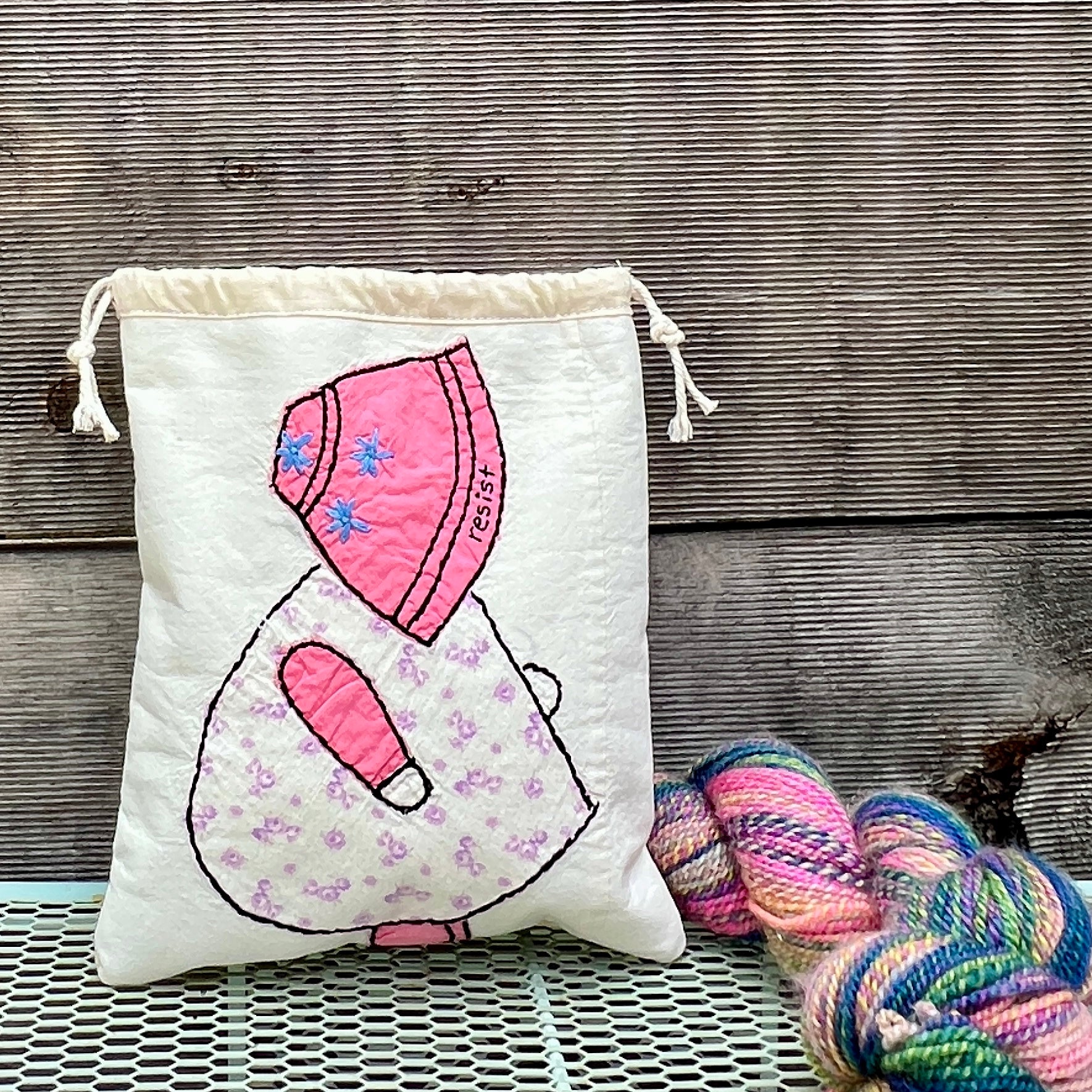 Sunbonnet Sue Resist (Lavender Calico)