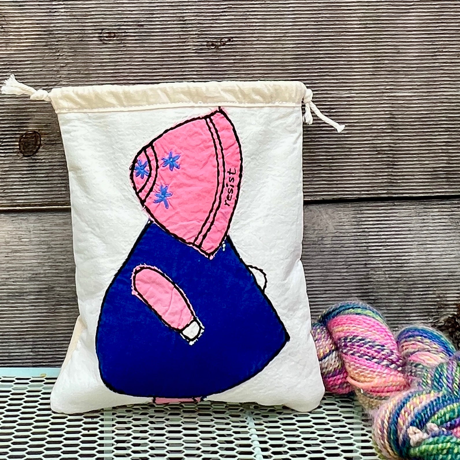 Sunbonnet Sue Resist (Blue)