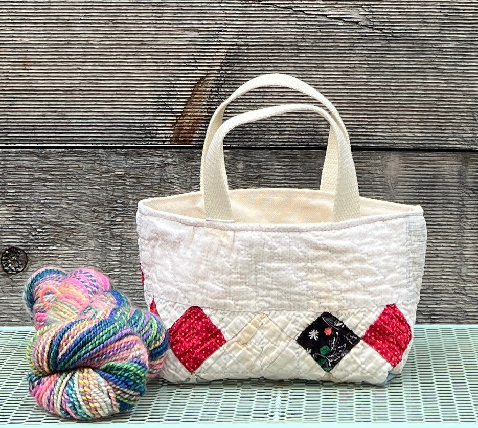 Maker Caddy Small (Indigo & Red 25 Patch)