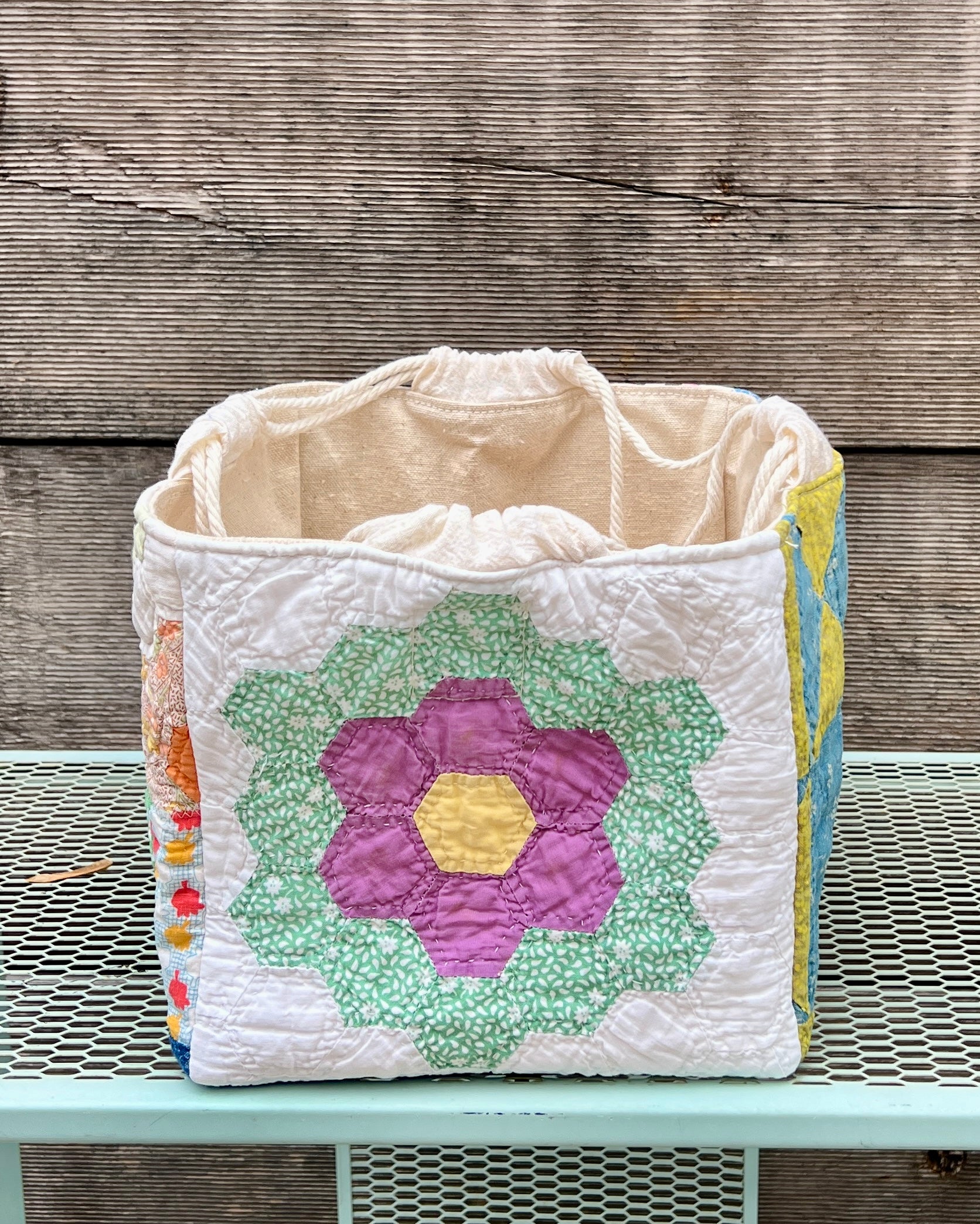 Quilt Komebukuro (Canvas Bottom) #12
