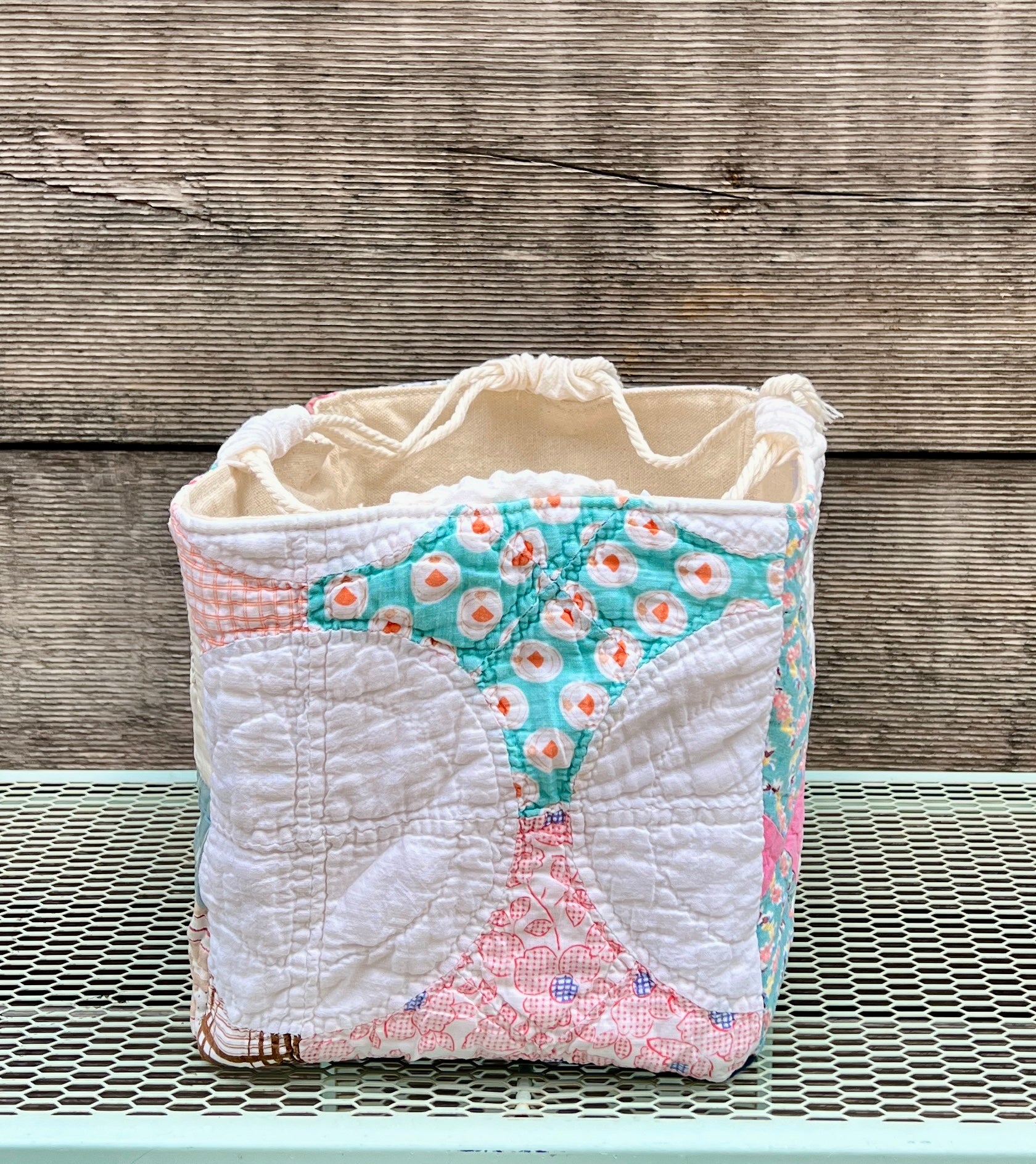 Quilt Komebukuro (Canvas Bottom) #2