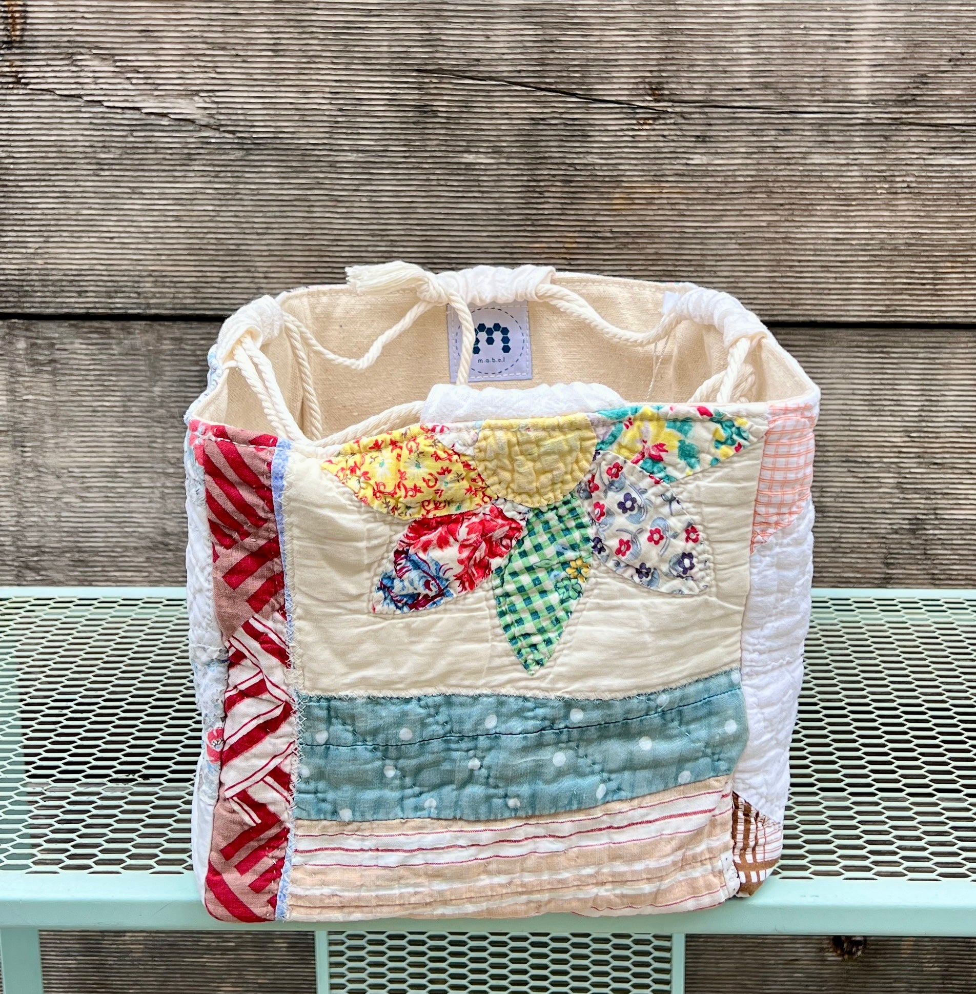 Quilt Komebukuro (Canvas Bottom) #2