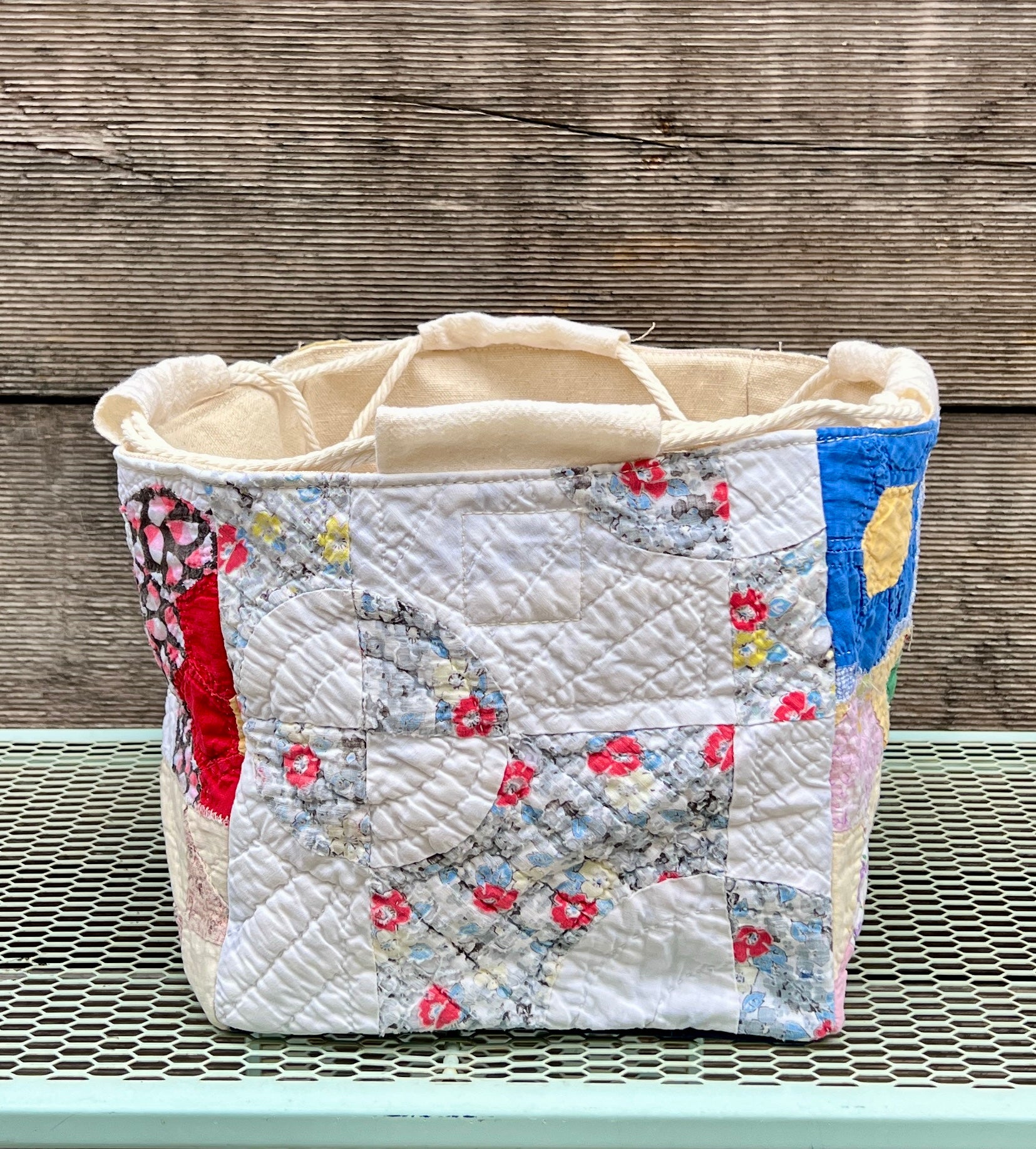 Quilt Komebukuro (Canvas Bottom) #6