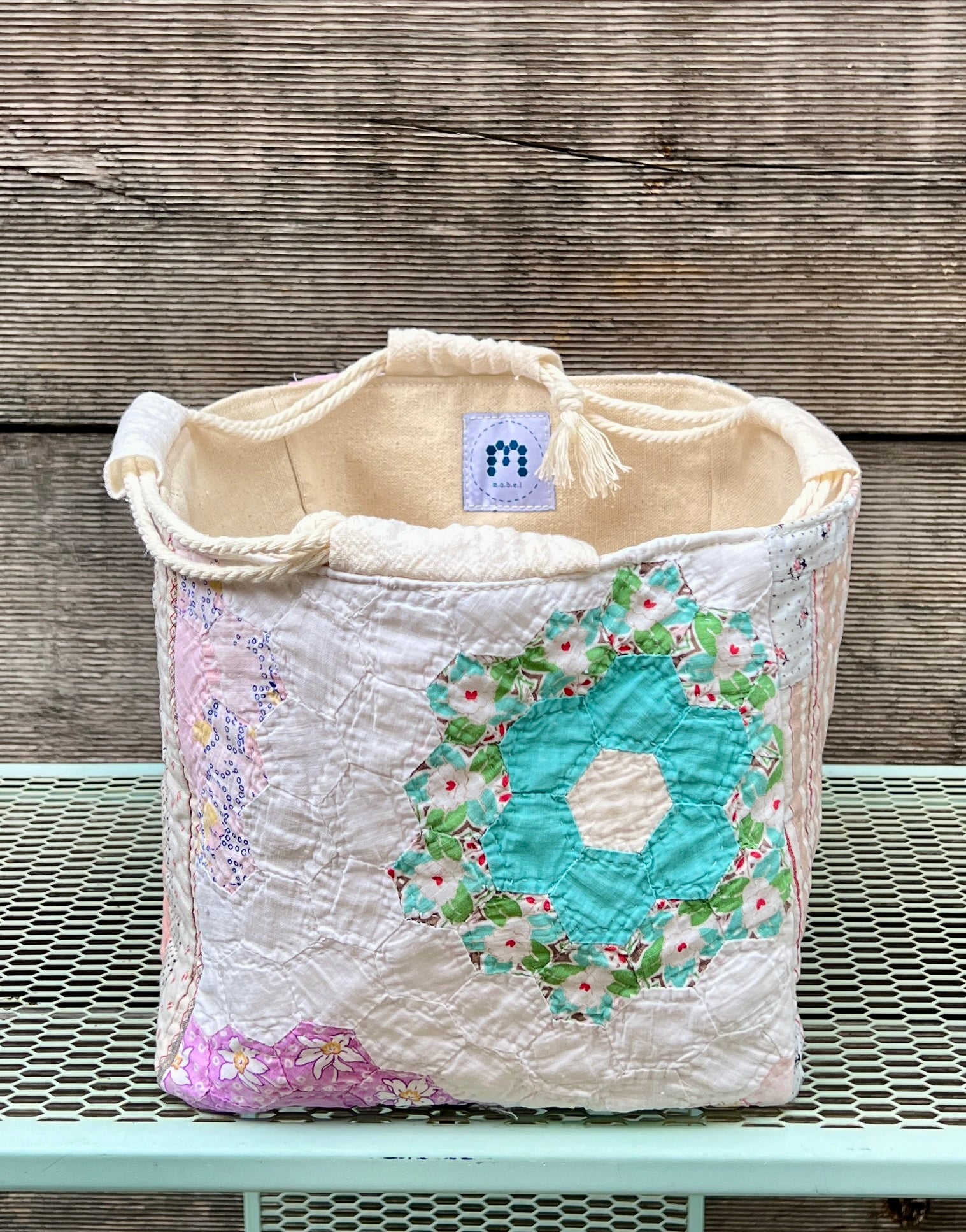 Quilt Komebukuro (Canvas Bottom) #9