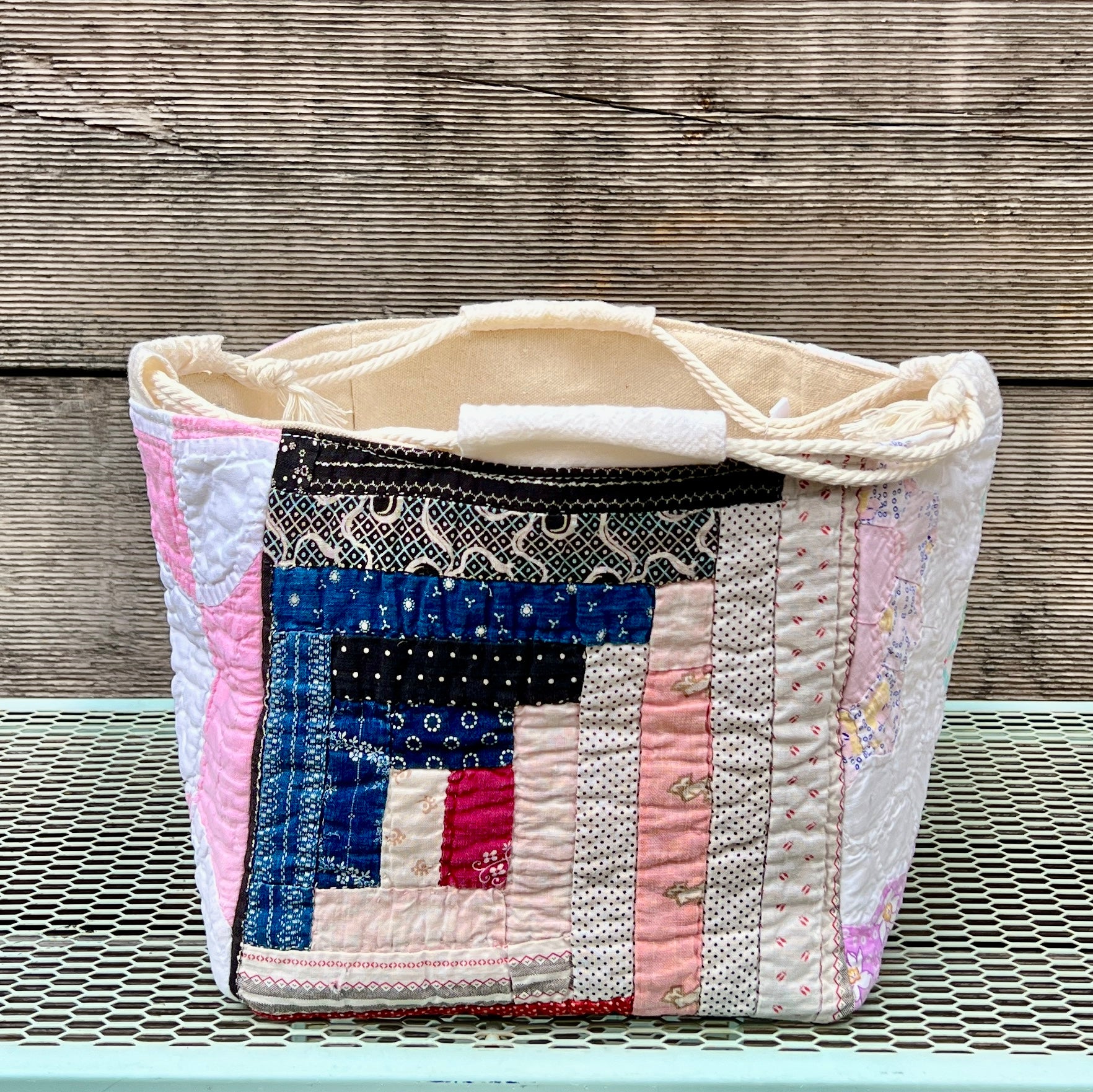 Quilt Komebukuro (Canvas Bottom) #9