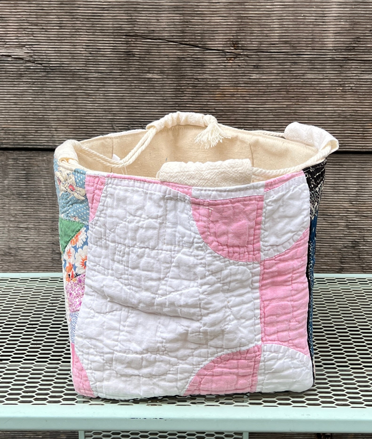 Quilt Komebukuro (Canvas Bottom) #9