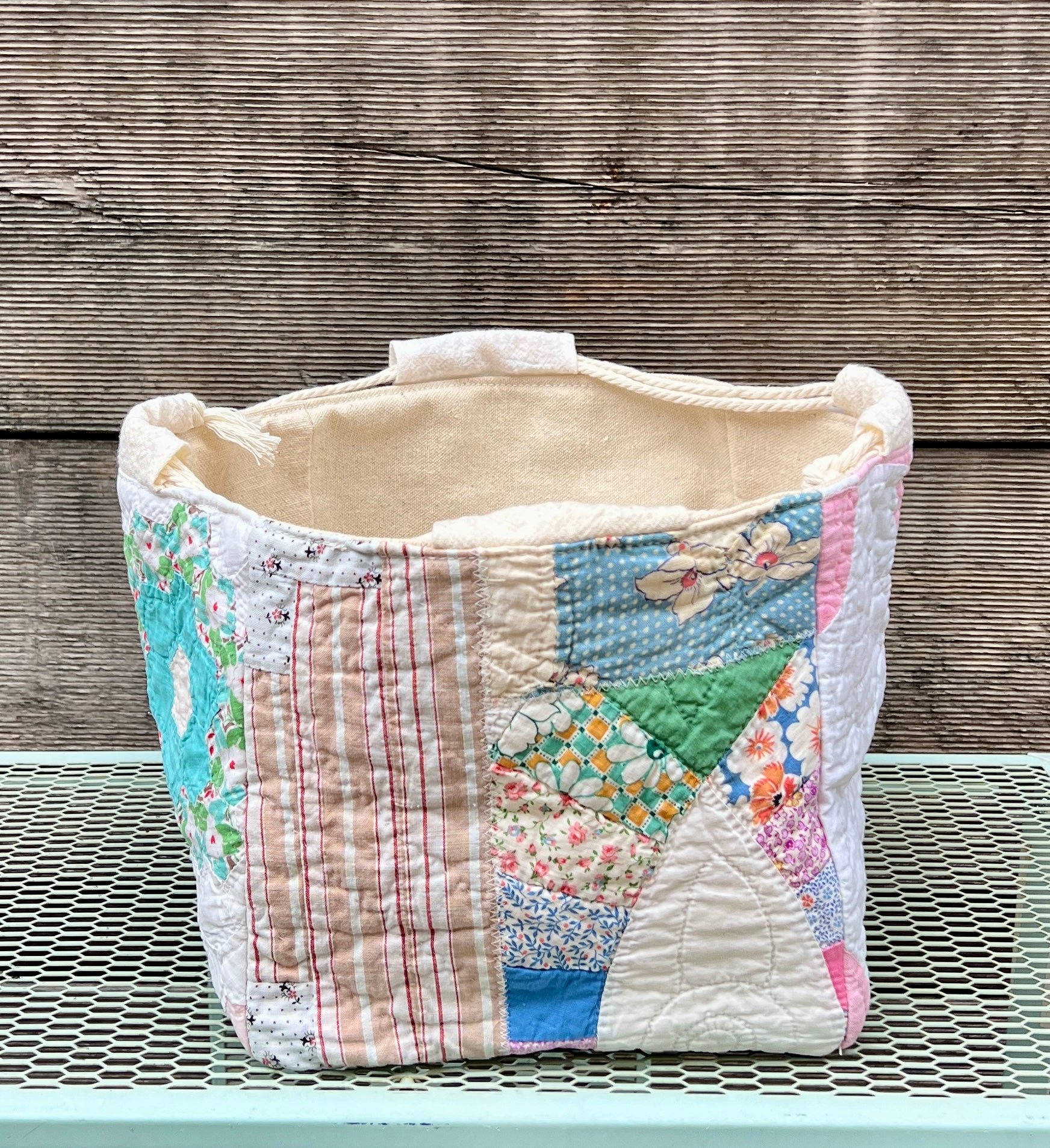 Quilt Komebukuro (Canvas Bottom) #9