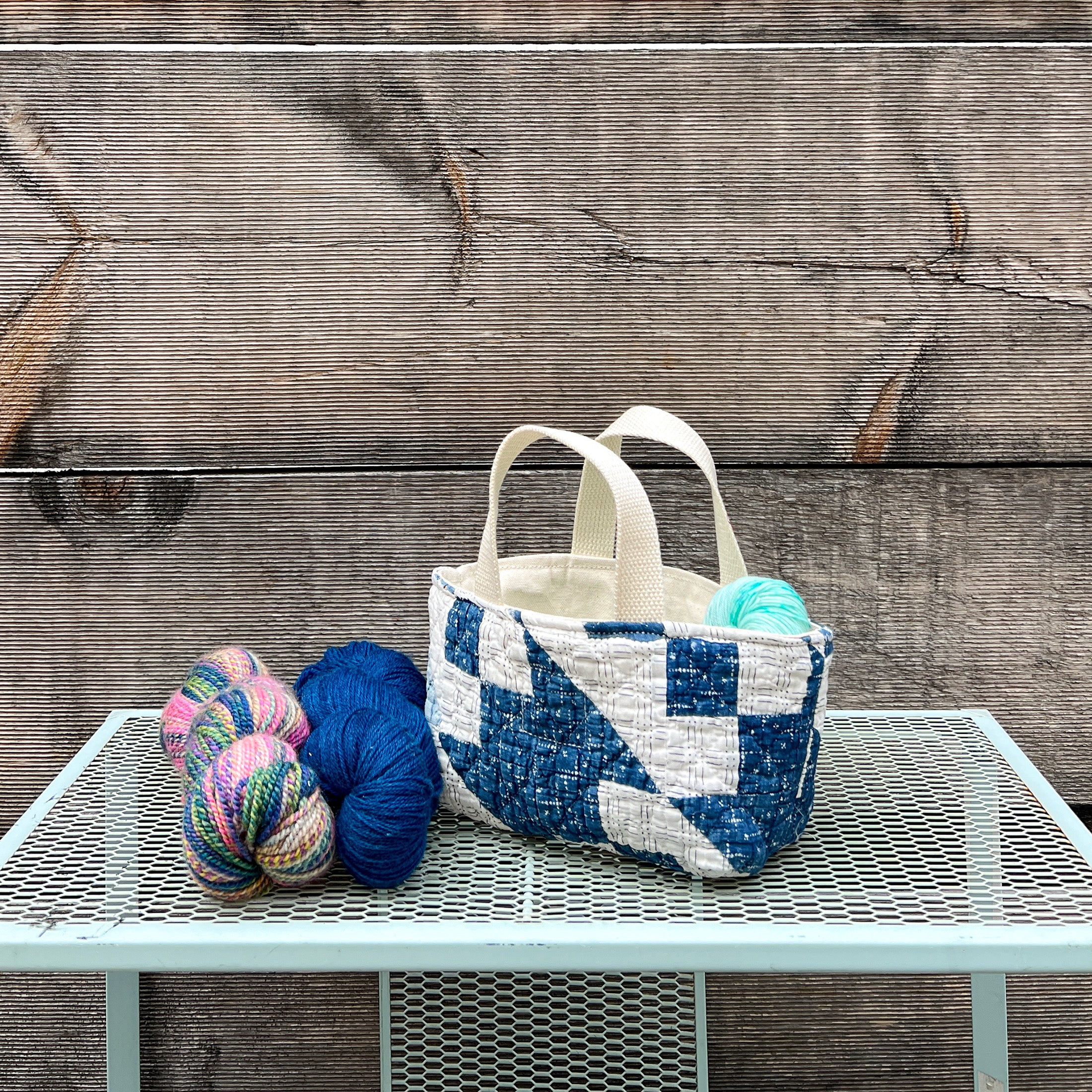 Maker Caddy Small (Indigo Jacob's Ladder)