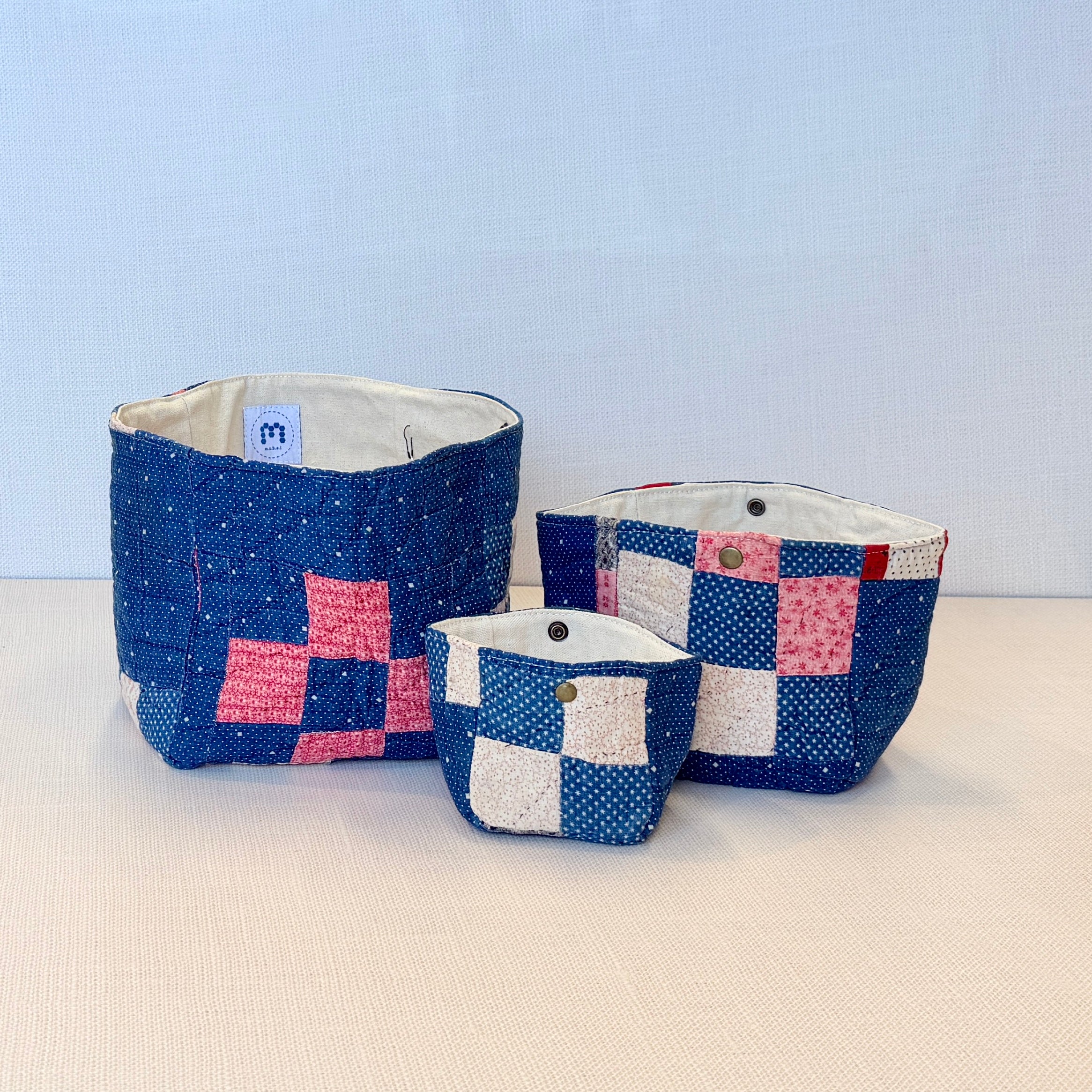 Nesting Bins (Indigo 9 Patch)