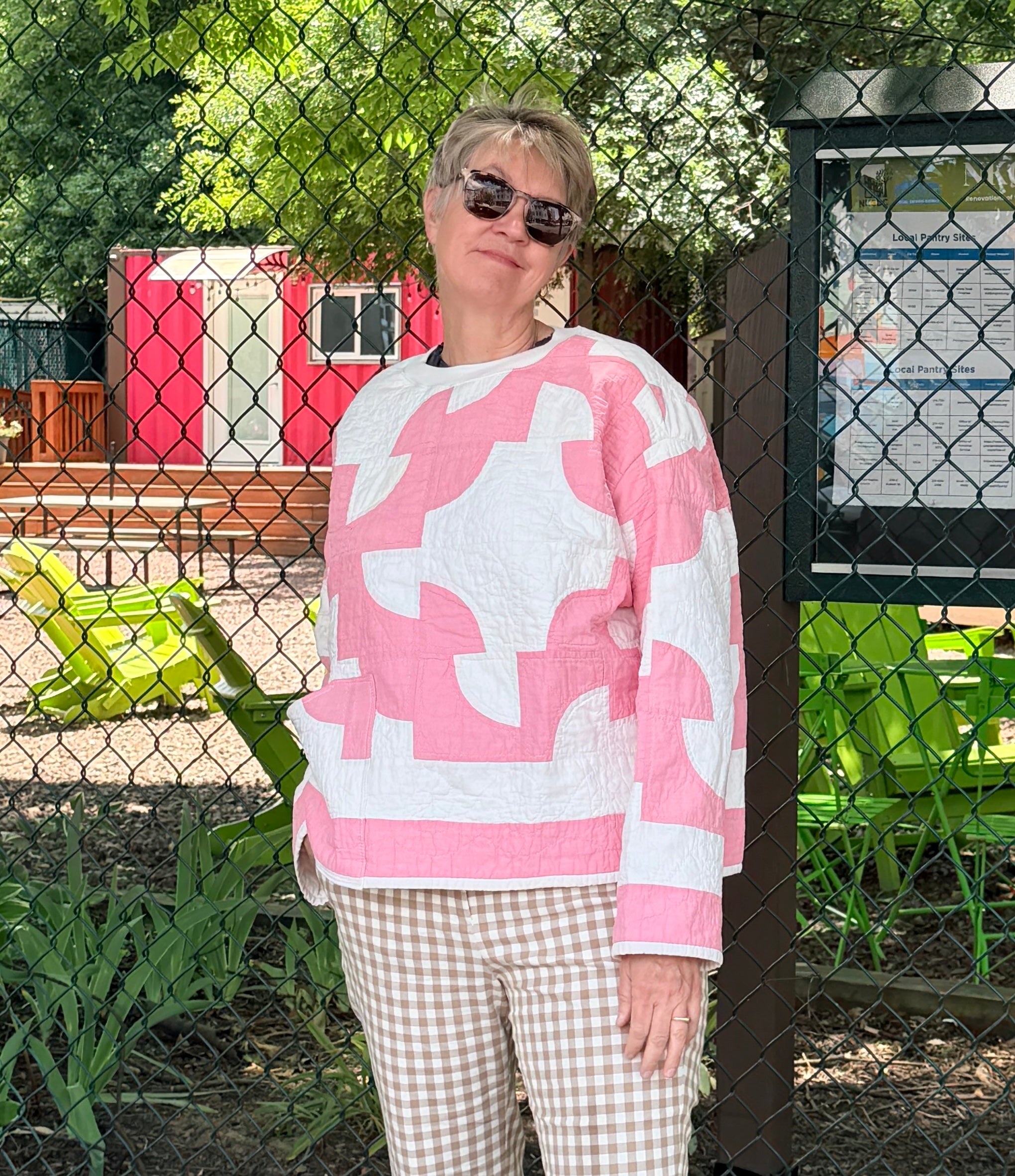 Popover (Pink Drunkard's Path)