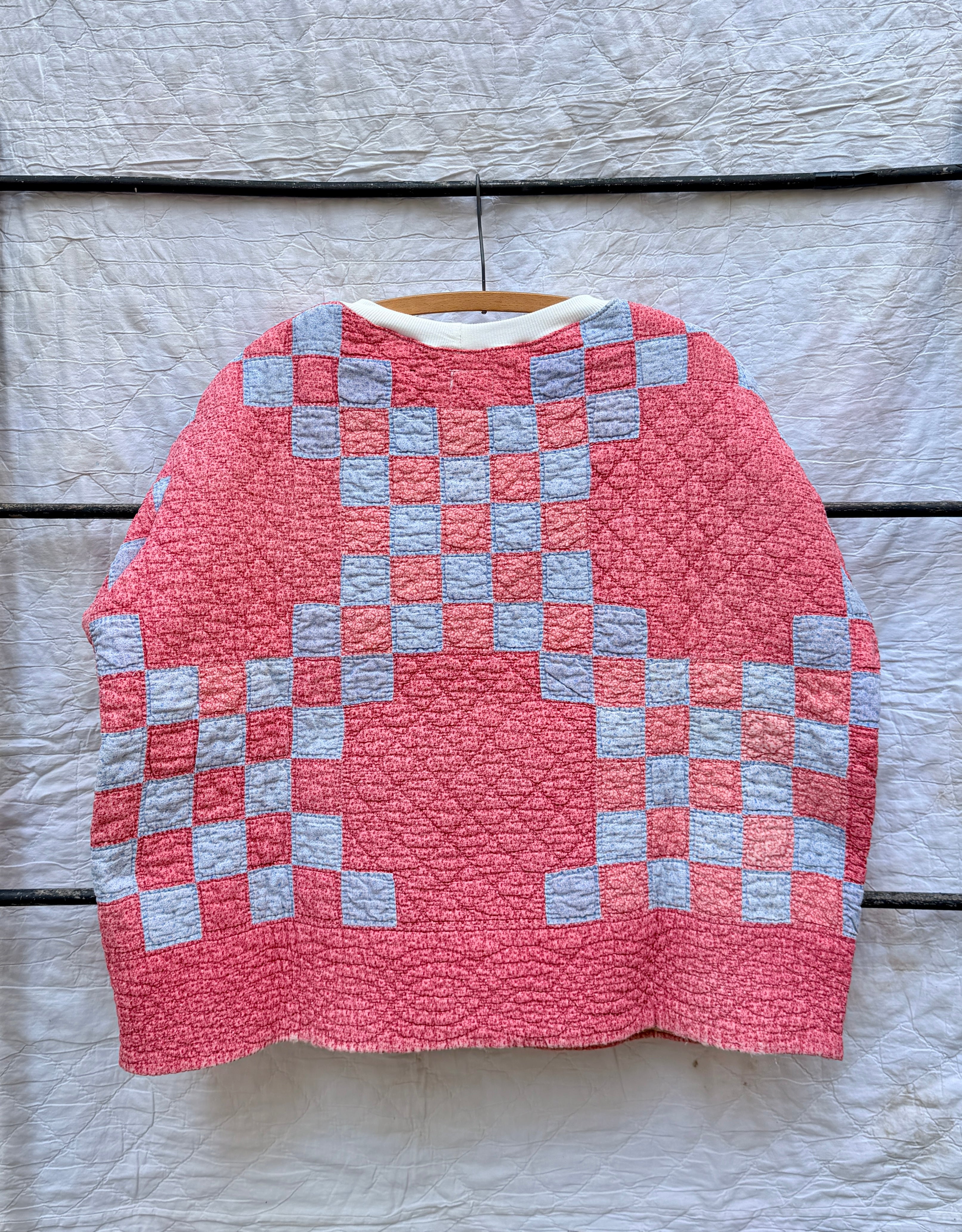 Popover (Double Pink & Blue Irish Chain)