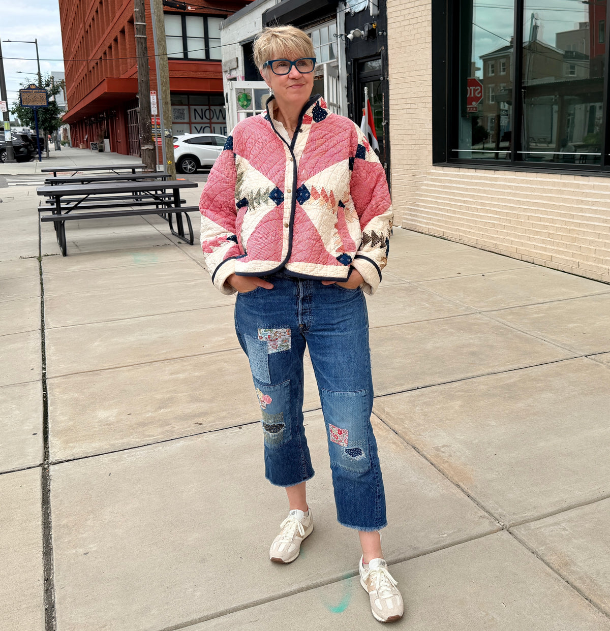 Stadium Jacket (S/M) (Flying Geese)