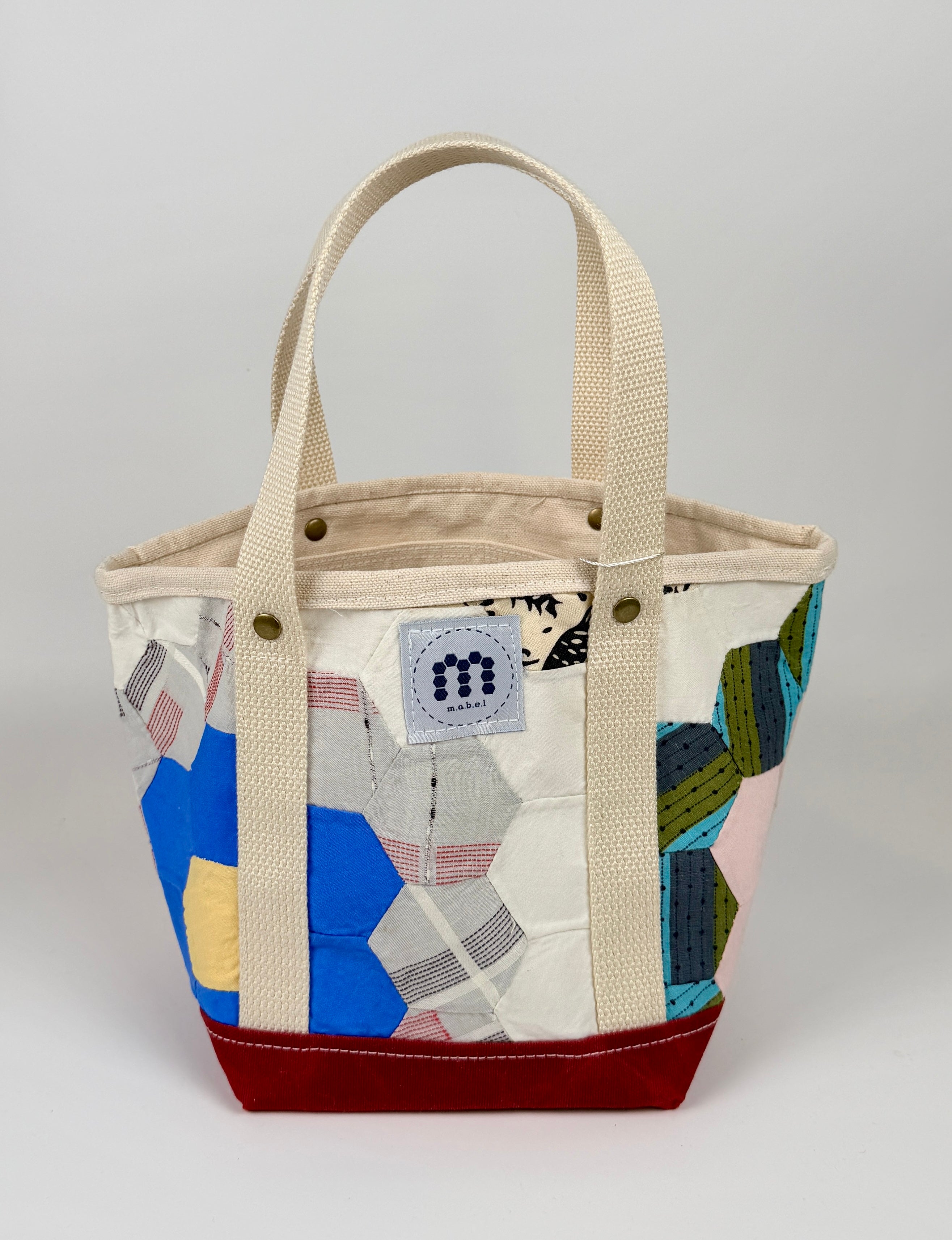 Waxed Canvas Tote Small (Chili Red #9)