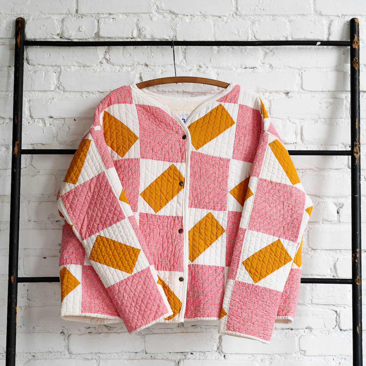 Cheddar & Pink Quilt Coat
