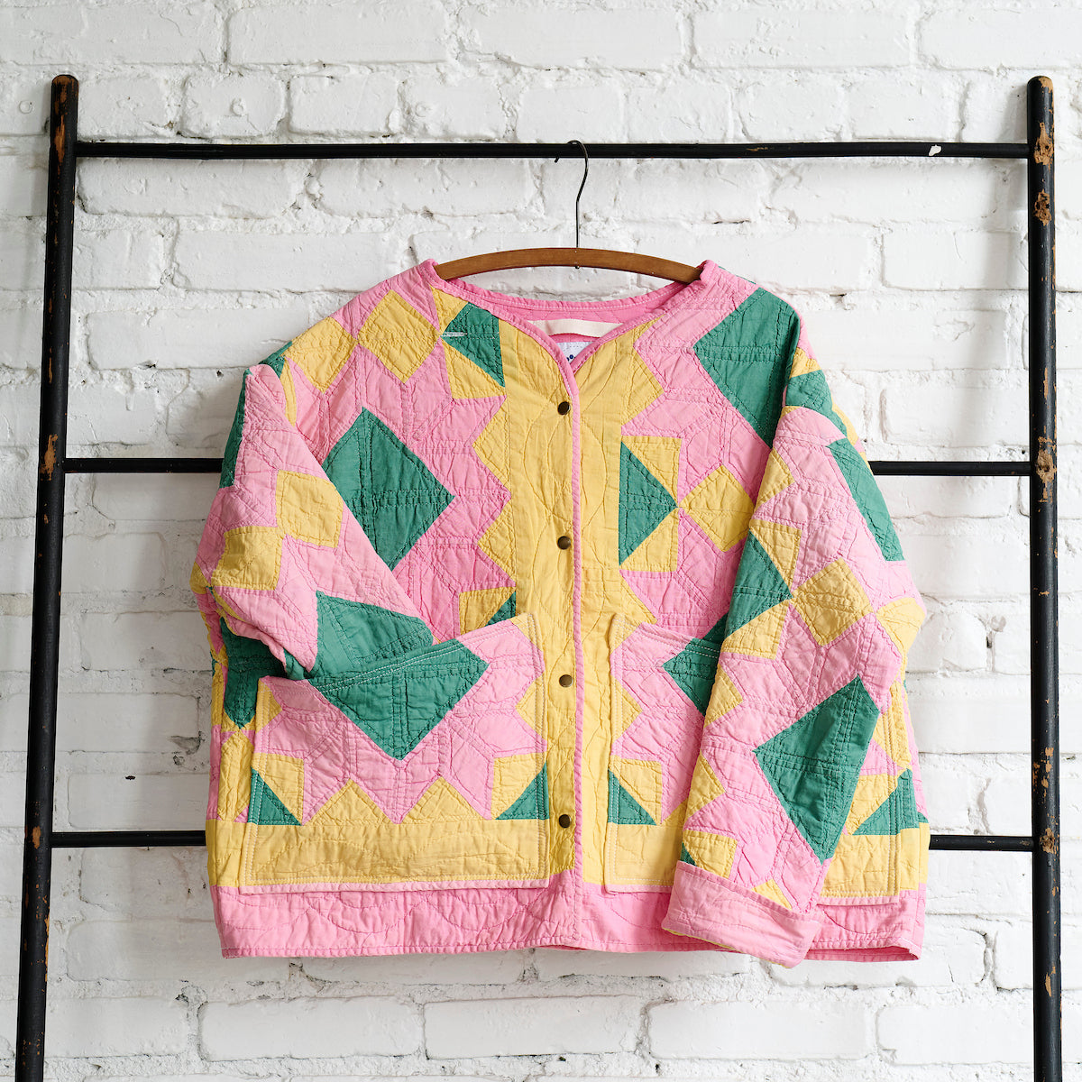 Pink Starburst Quilt Coat