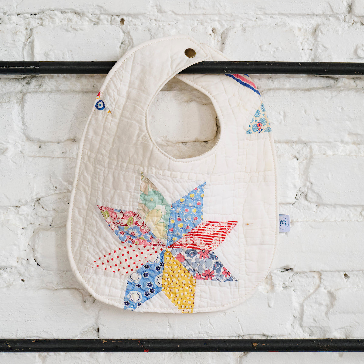 Baby Bib (Feedsack 8 Point Star)