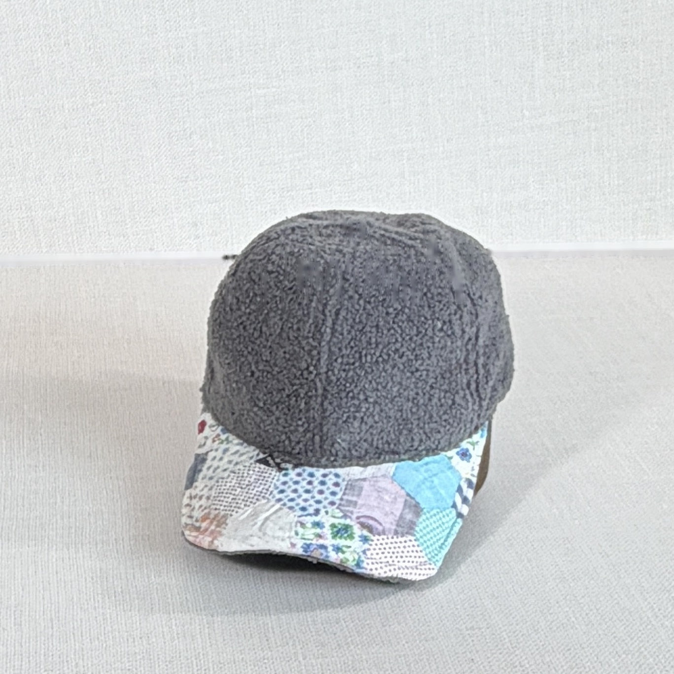 Wooly Quilt Caps (Gray with Hexies)