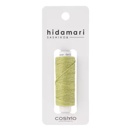 Cosmo Hidamari Sashiko Thread - Green Tea