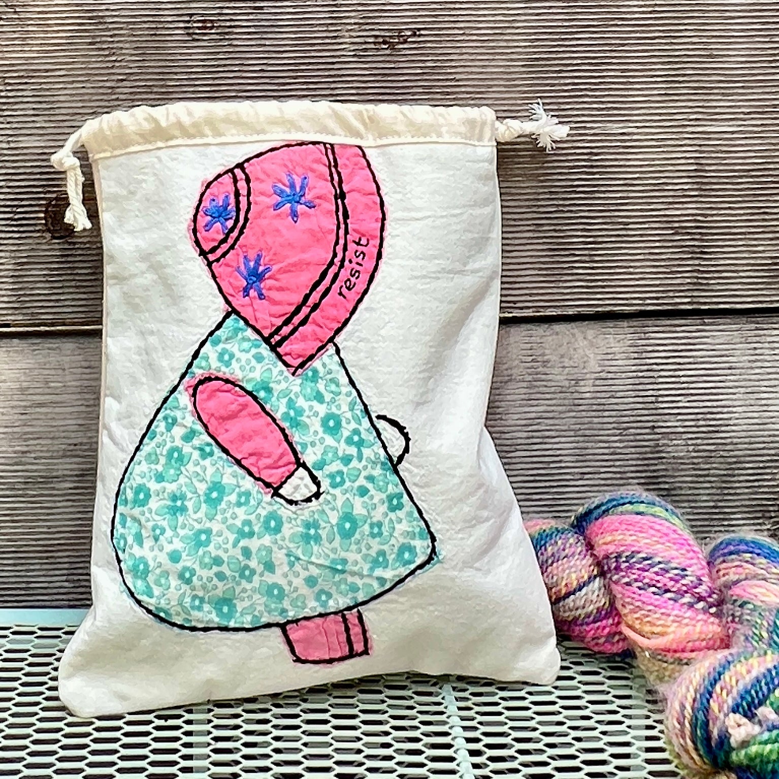 Resist! Sunbonnet Sue