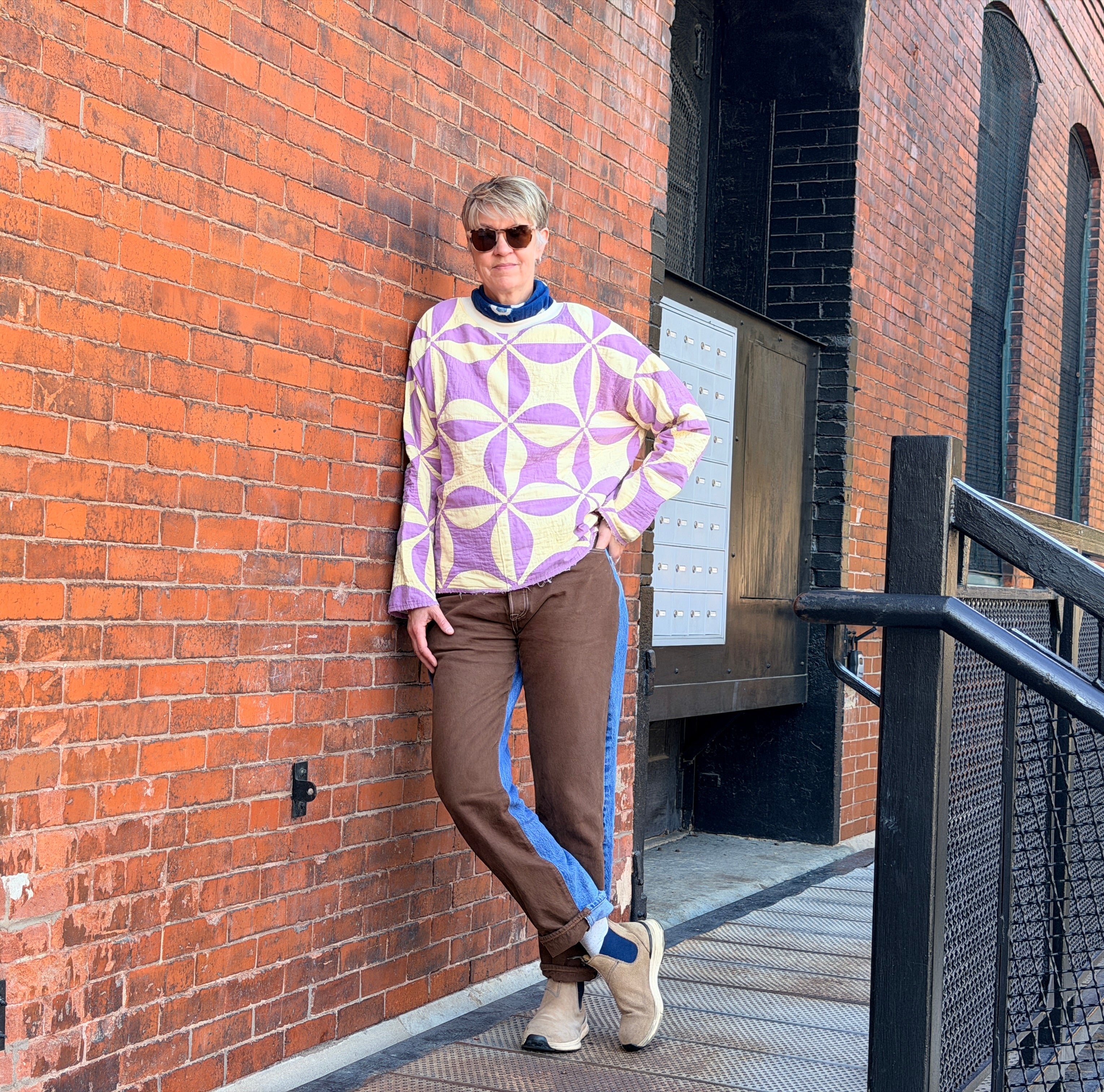 Purple Orange Peel Popover