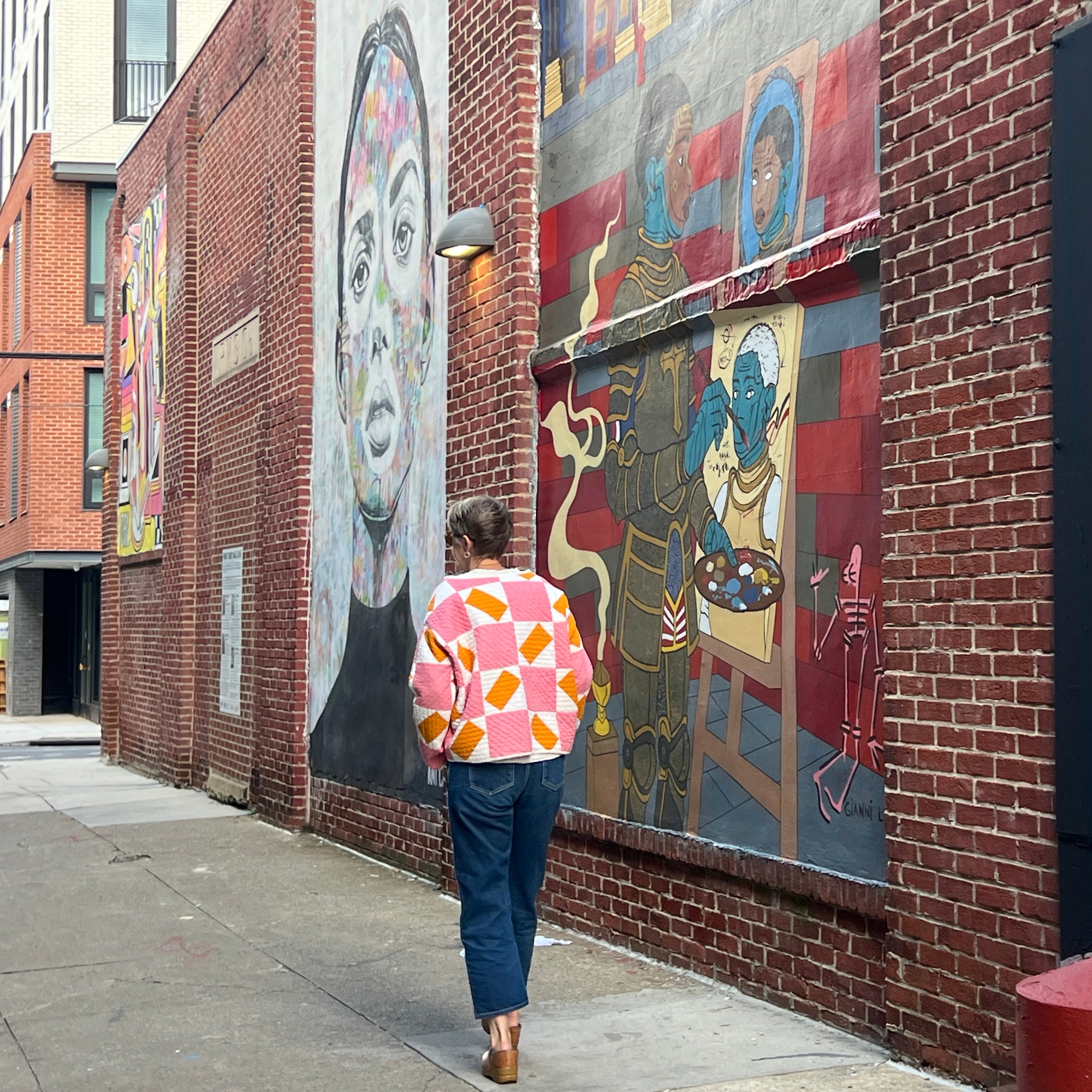 Cheddar & Pink Quilt Coat