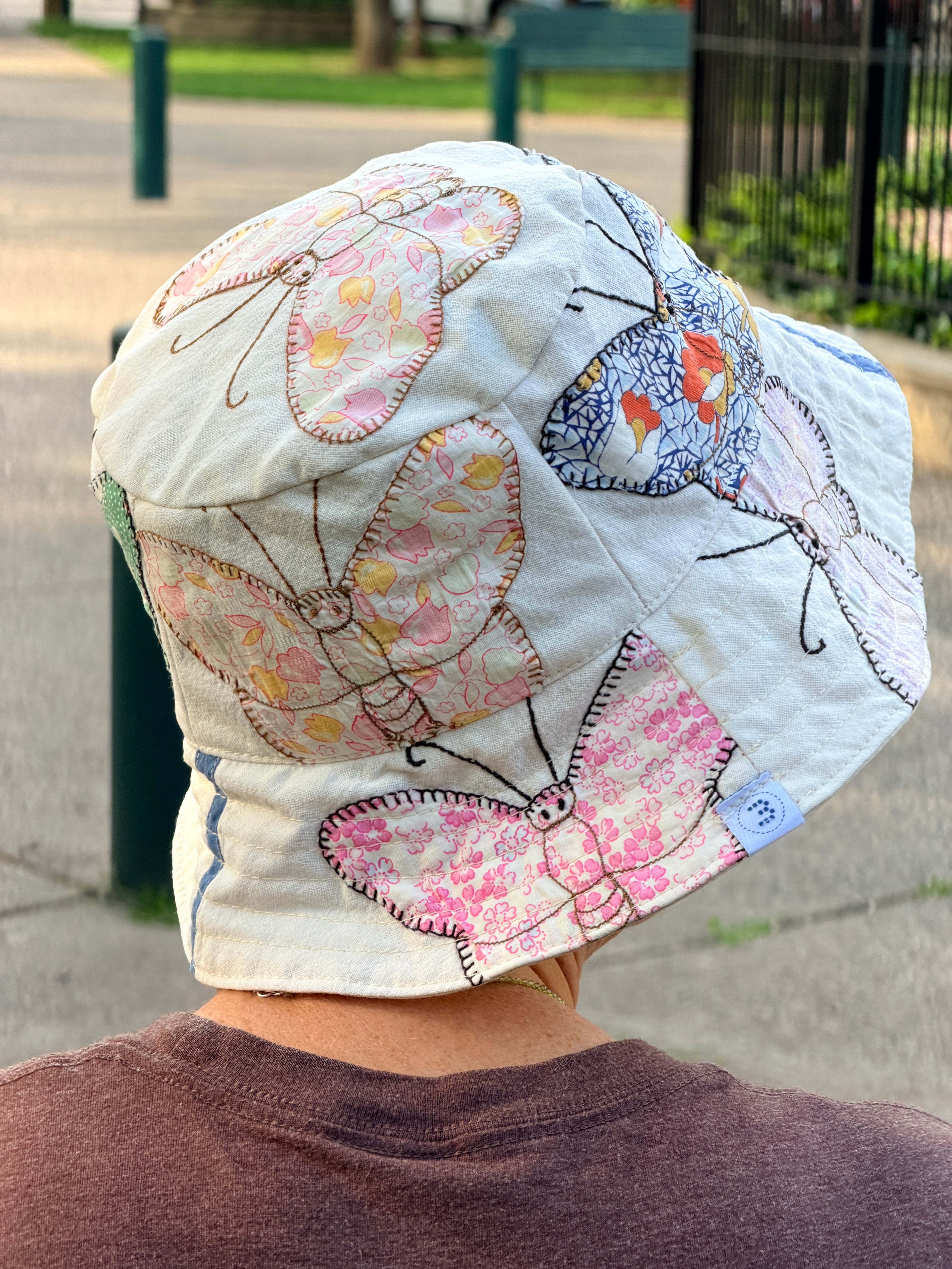 Bucket Hat (Feedsack Butterflies)
