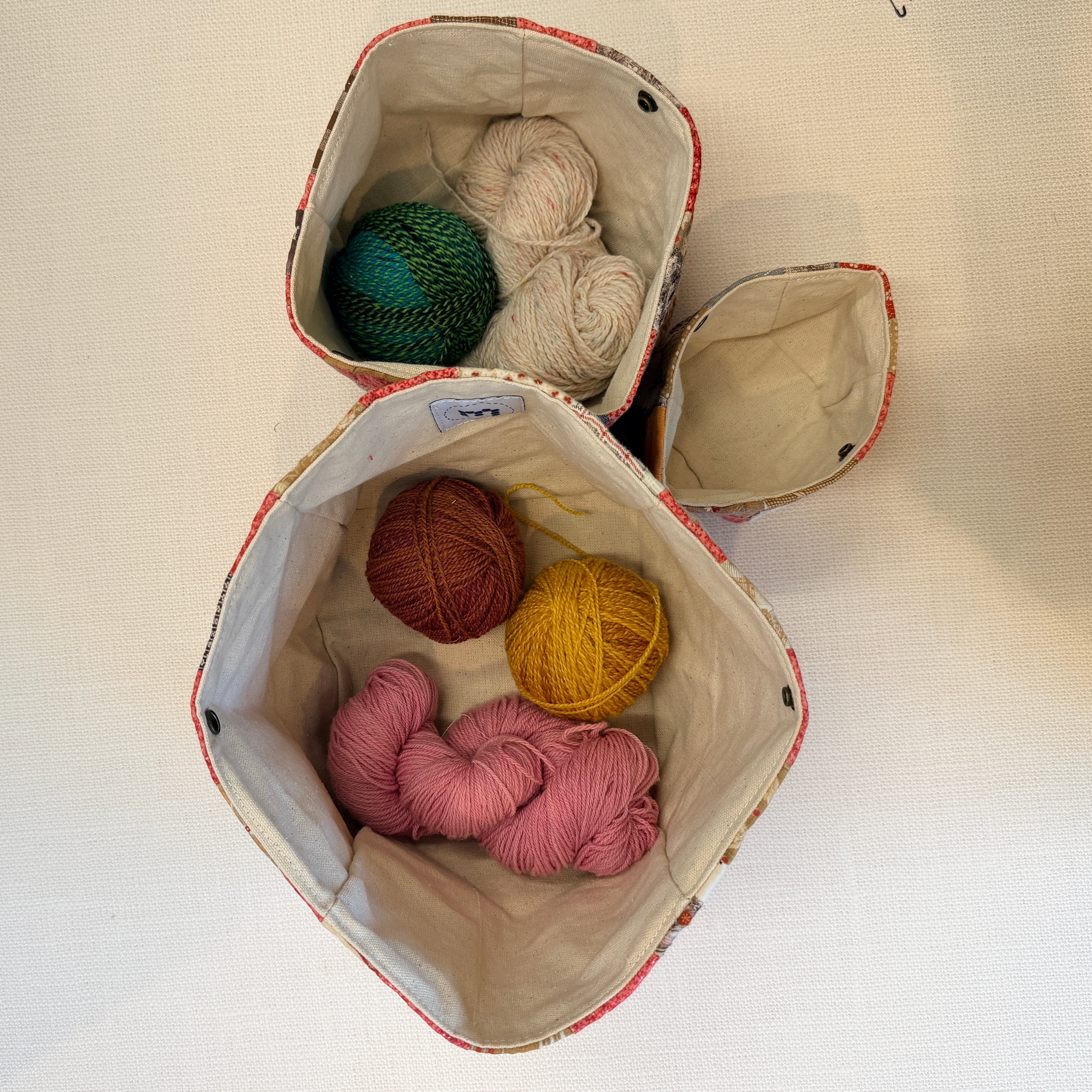 Nesting Bins (Indigo 9 Patch)