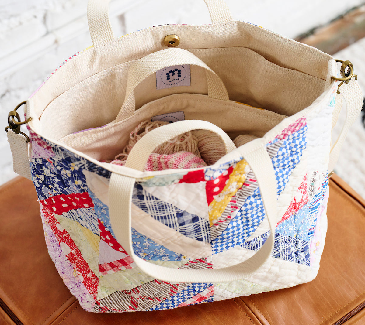 Studio Tote (Orange 9 Patch)