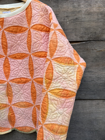 Quilt Popover (Pink & Orange Orange Peel)
