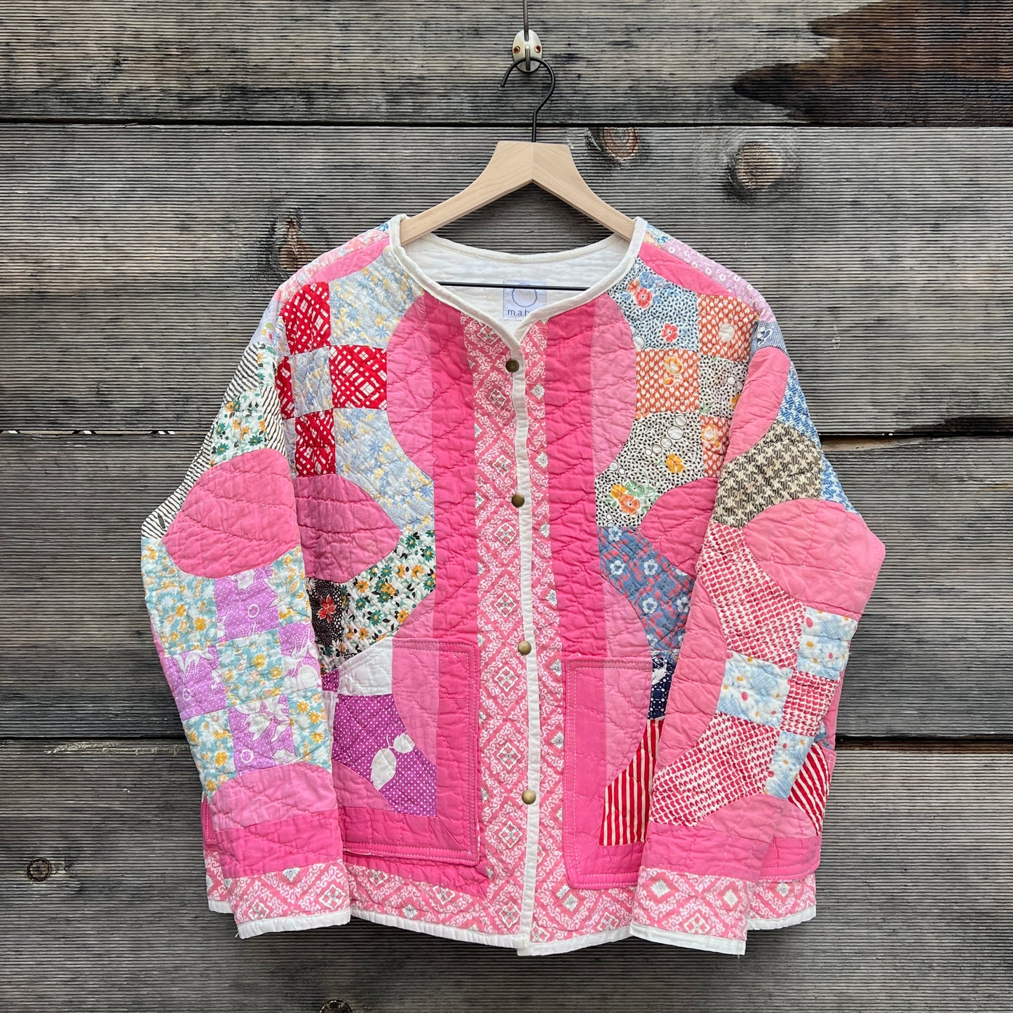 Quilt Coat (Pink Improved 9 Patch)