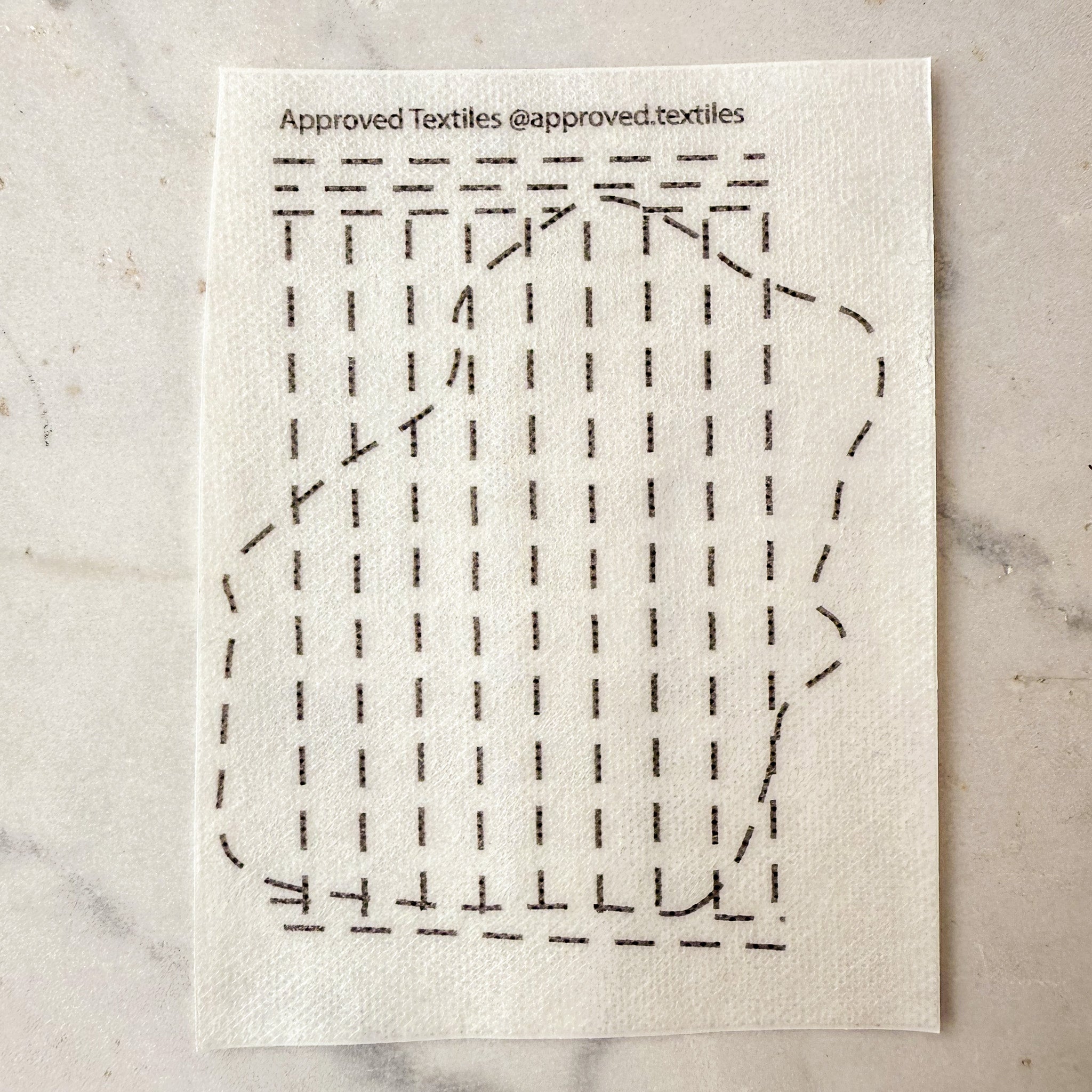 Shelia Hicks' Minimies: Visible Mending Transfers