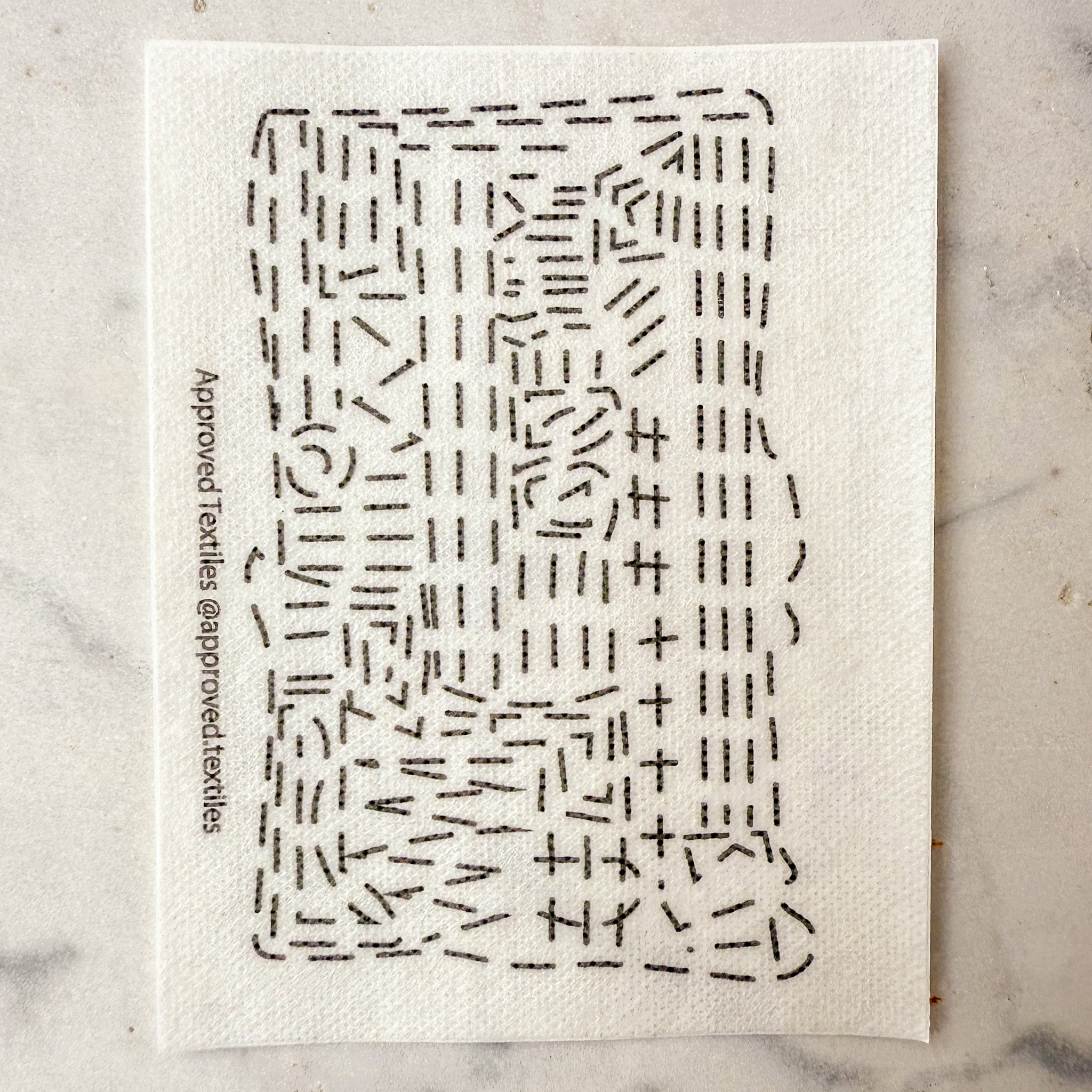 Shelia Hicks' Minimies: Visible Mending Transfers