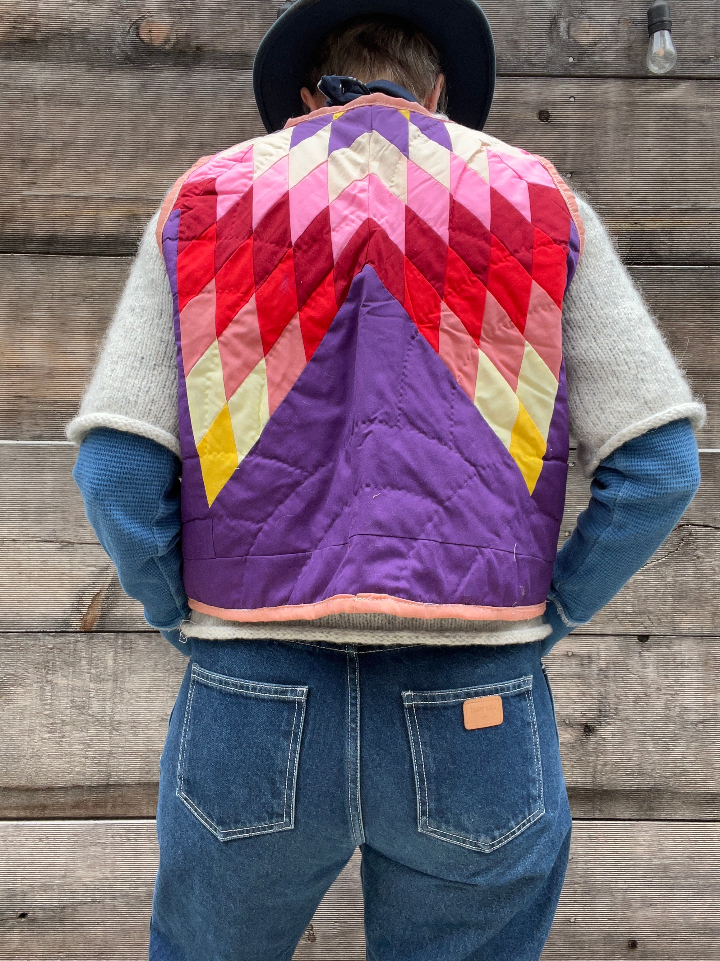 Tie Vest (Purple Texas Lone Star)