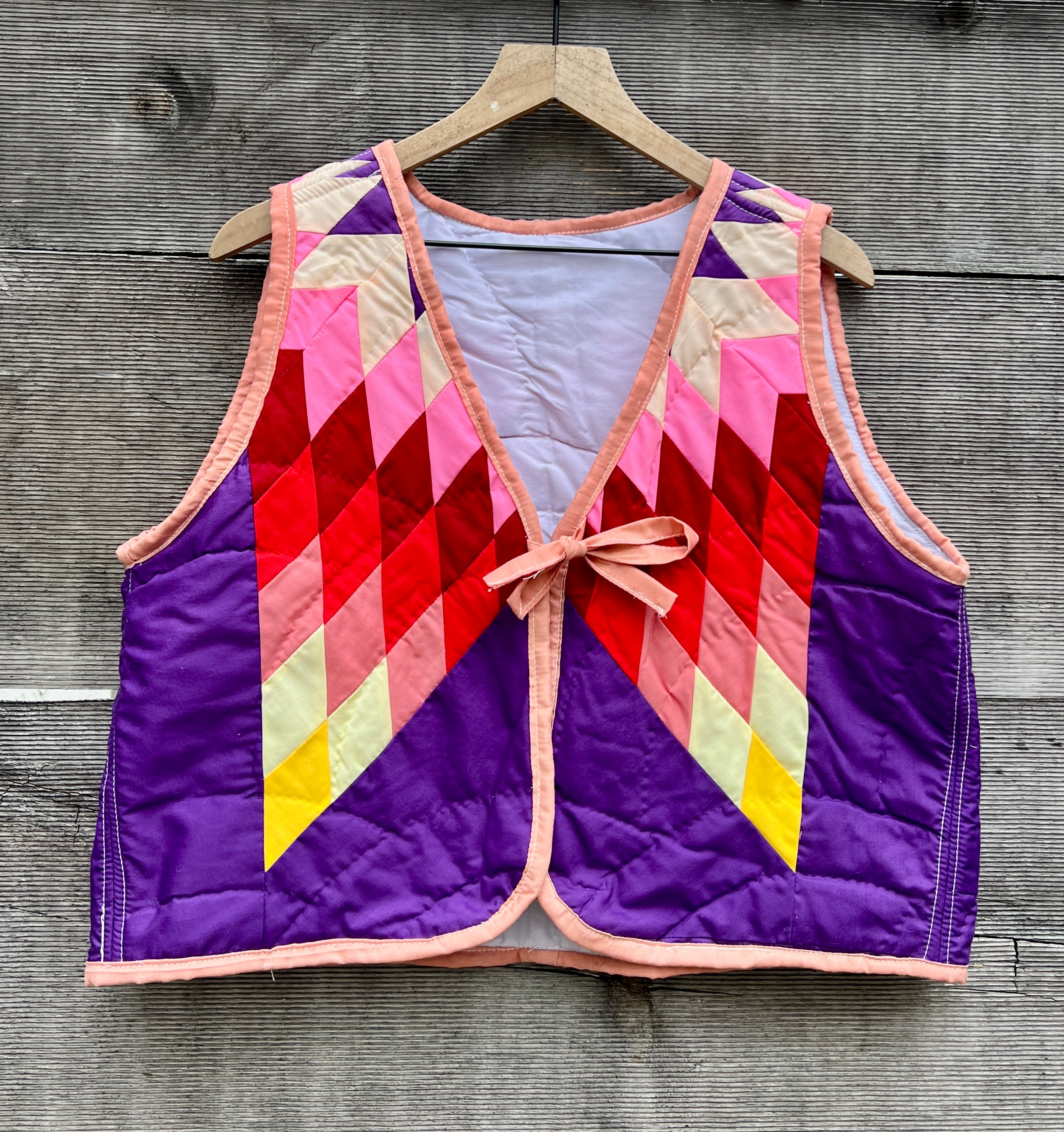 Tie Vest (Purple Texas Lone Star)