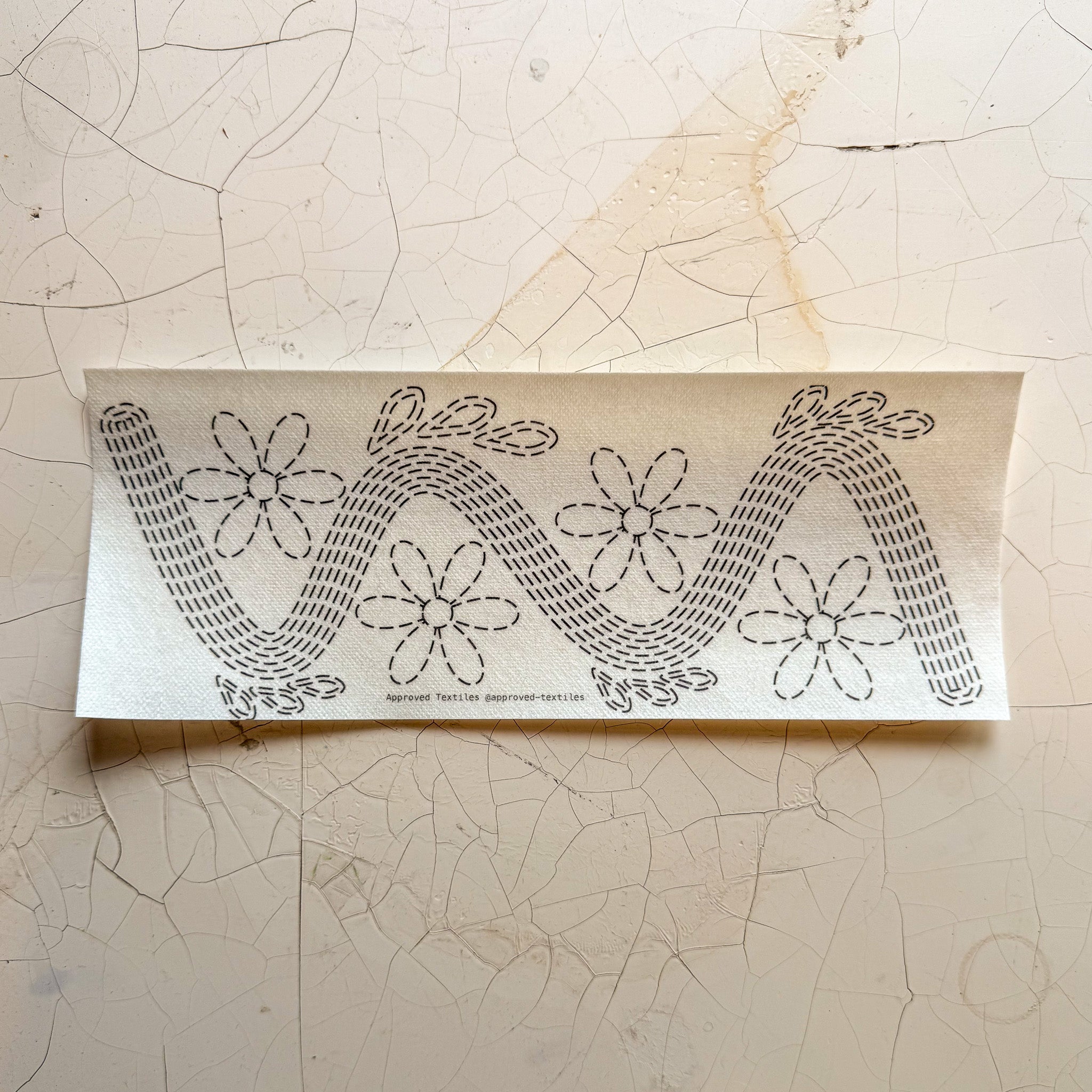 Daisies: Visible Mending Transfers