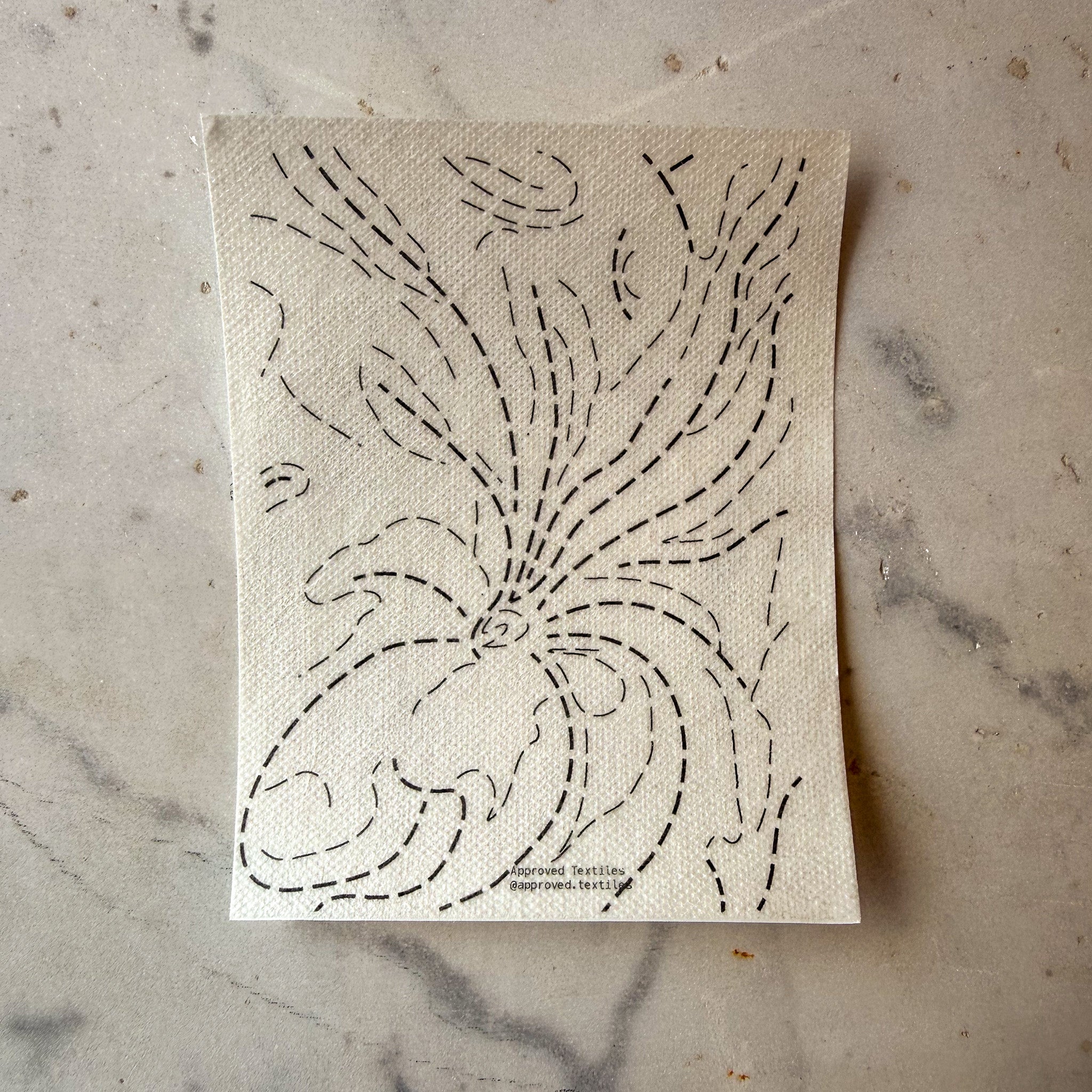 Georgia O'Keefe's Florals: Visible Mending Transfers