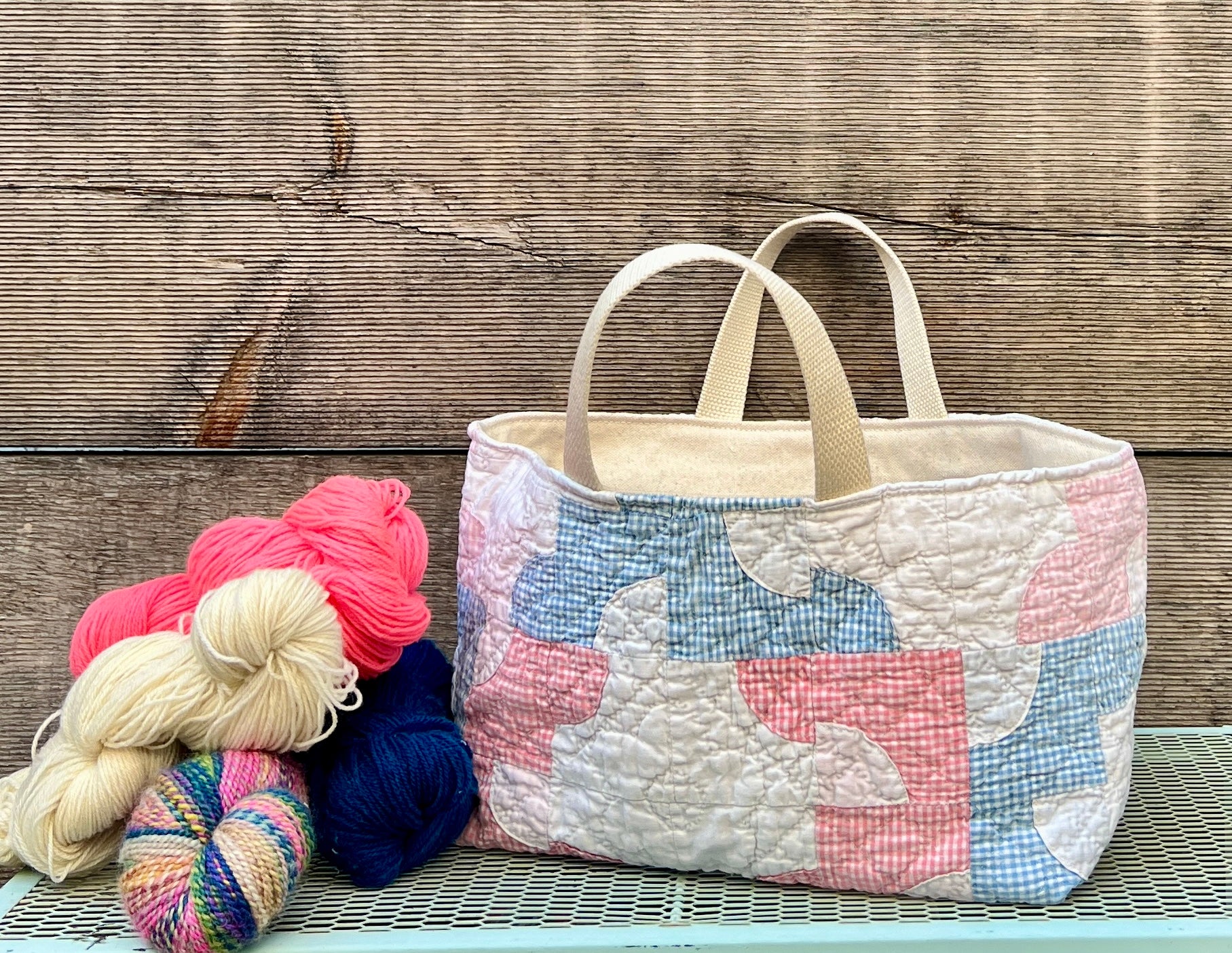 Maker Caddy XL (Gingham Drunkard's Path)