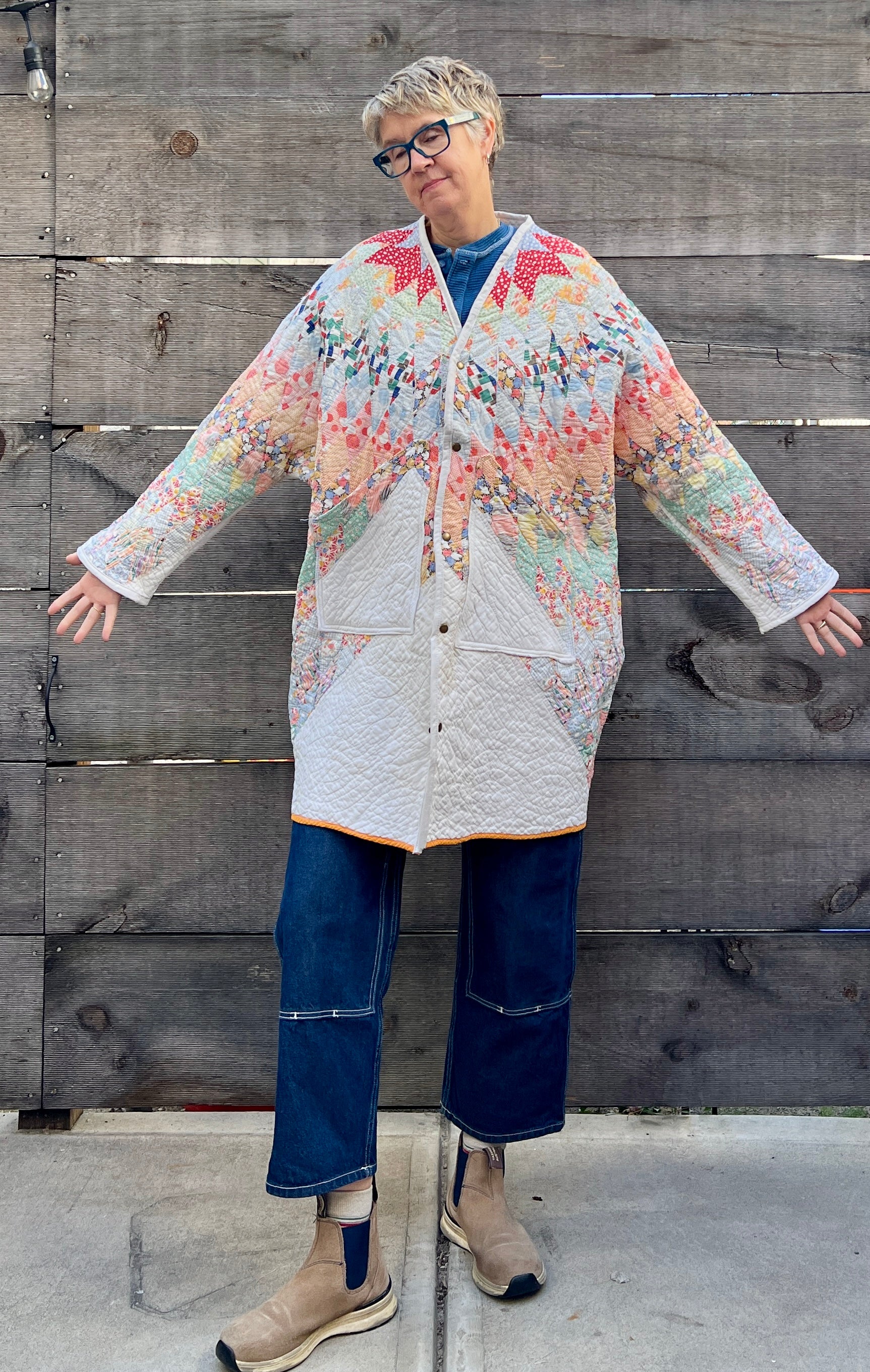 Quilt Coat (Scrappy Texas Lone Star)