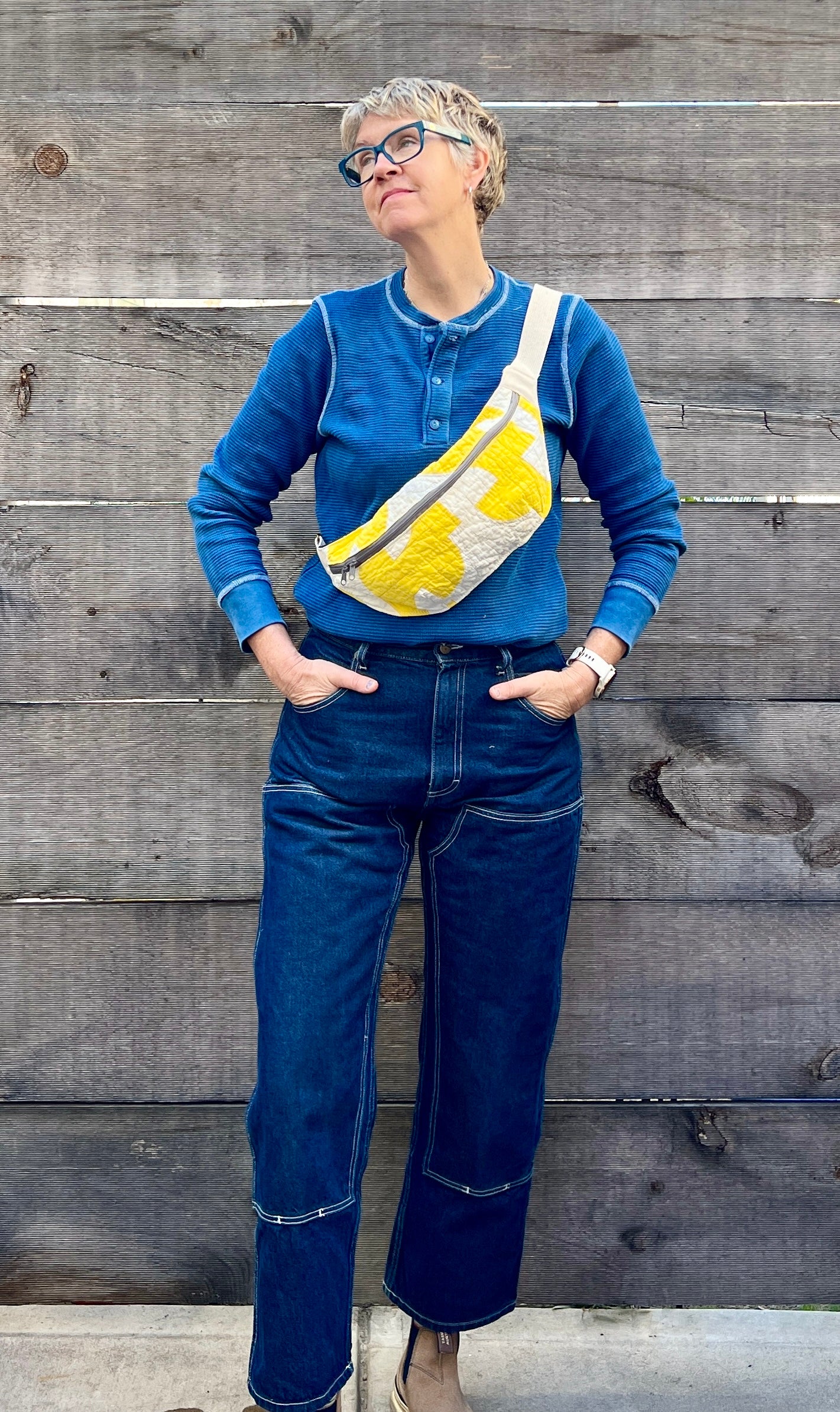 Sling Bag (Yellow Drunkard's Path)