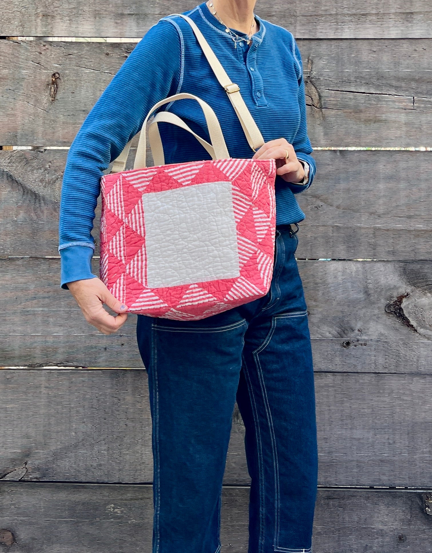 Studio Tote 2.0 (Red Ocean Wave)