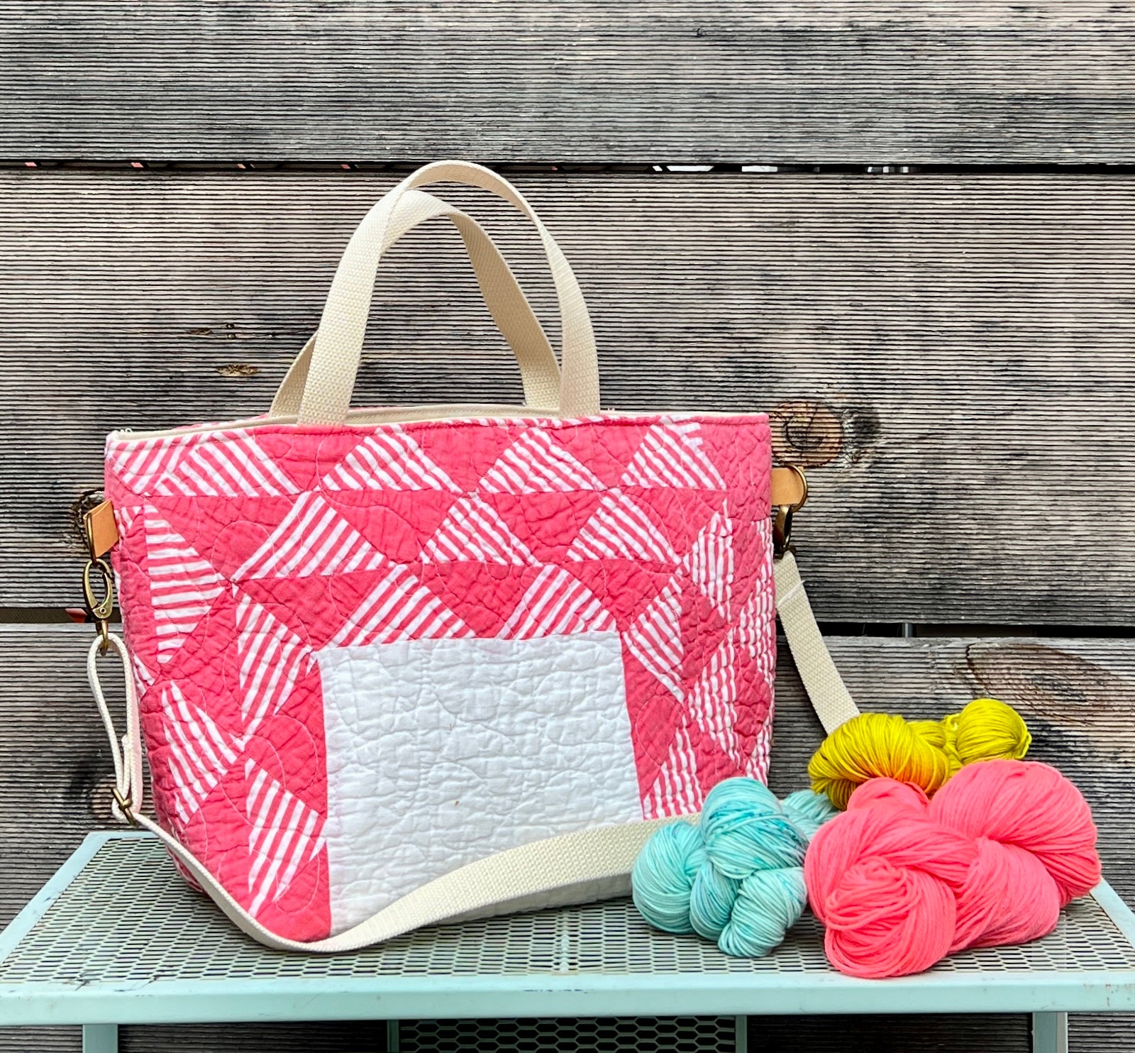 Studio Tote 2.0 (Red Ocean Wave)