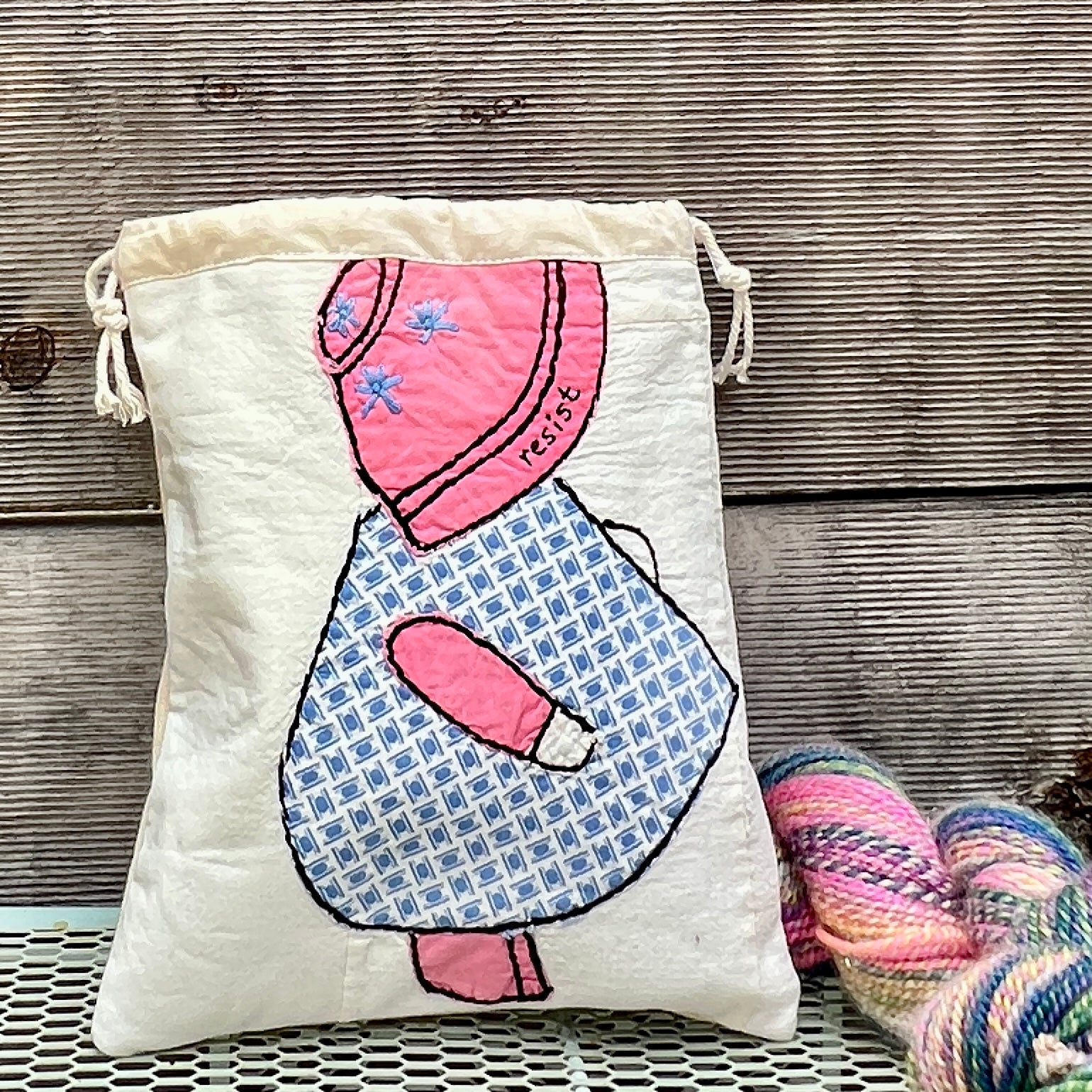 Sunbonnet Sue Resist (Blue Print)