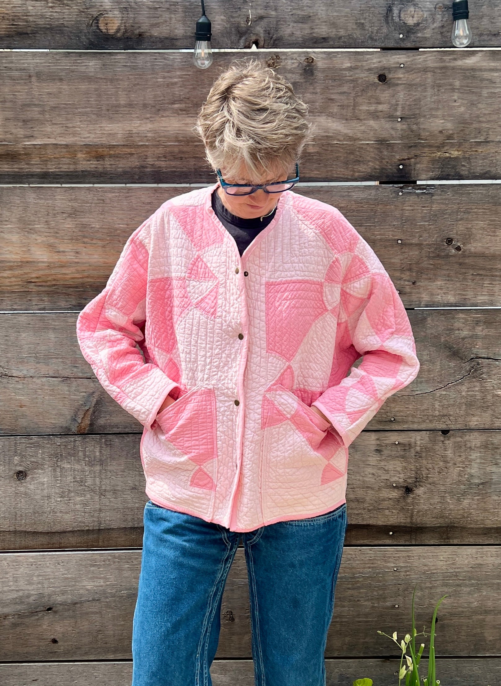 Quilt Coat (Pink Hearts & Gizzards)