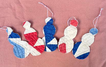 Holiday Gift Toppers--Set of Five