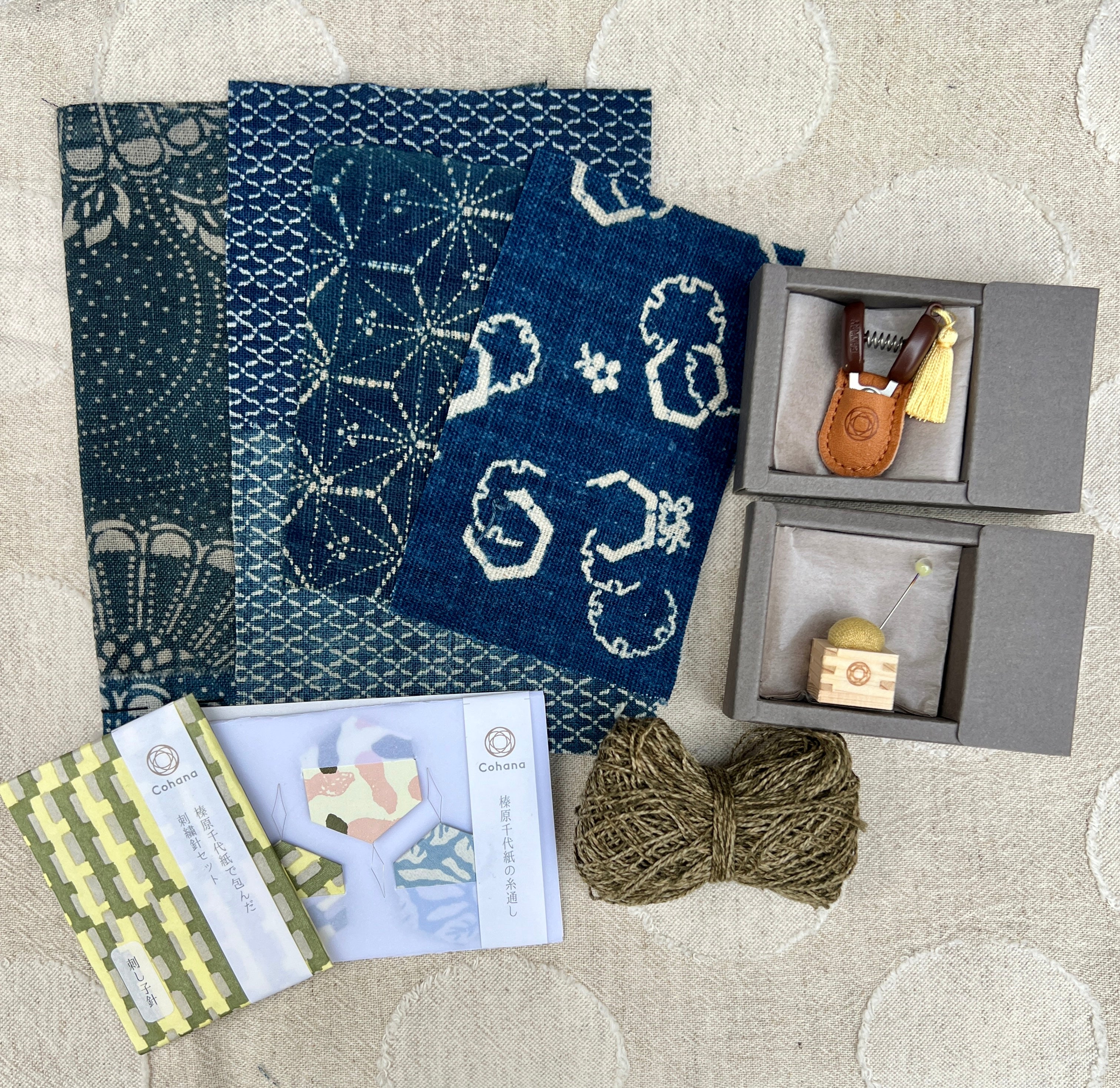 Japanese Indigo Mending Kit